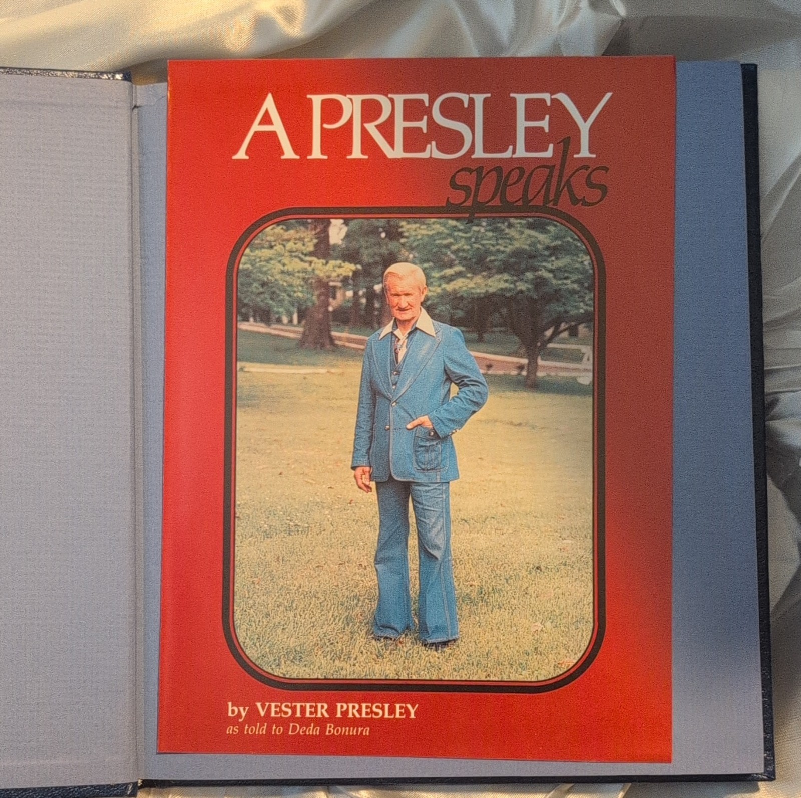 Vester Presley Signed Limited Edition Hardcover Book 1978 Wimmer Brothers