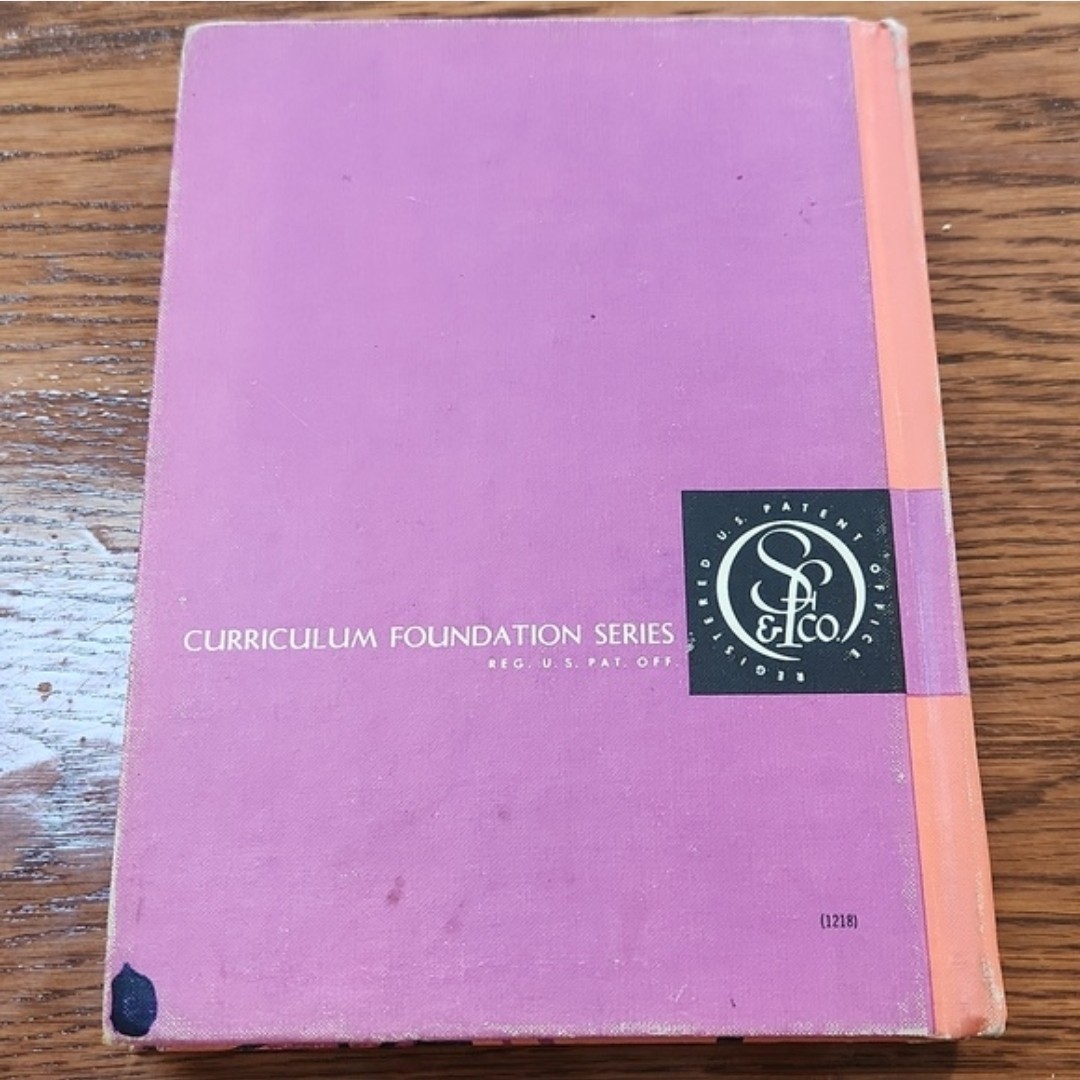 Vintage The New Basic Reader’s The New People And Progress 1962 Hardcover Book