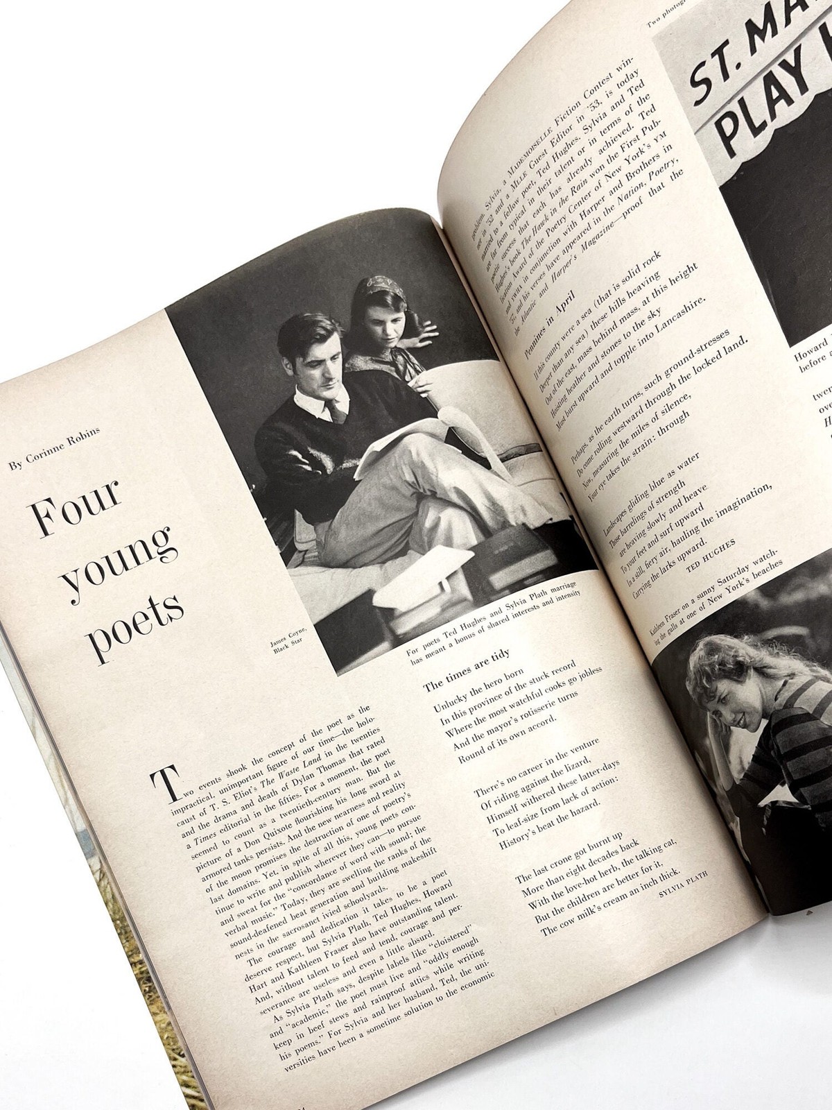 Sylvia Plath / MADEMOISELLE January 1959 1st Edition