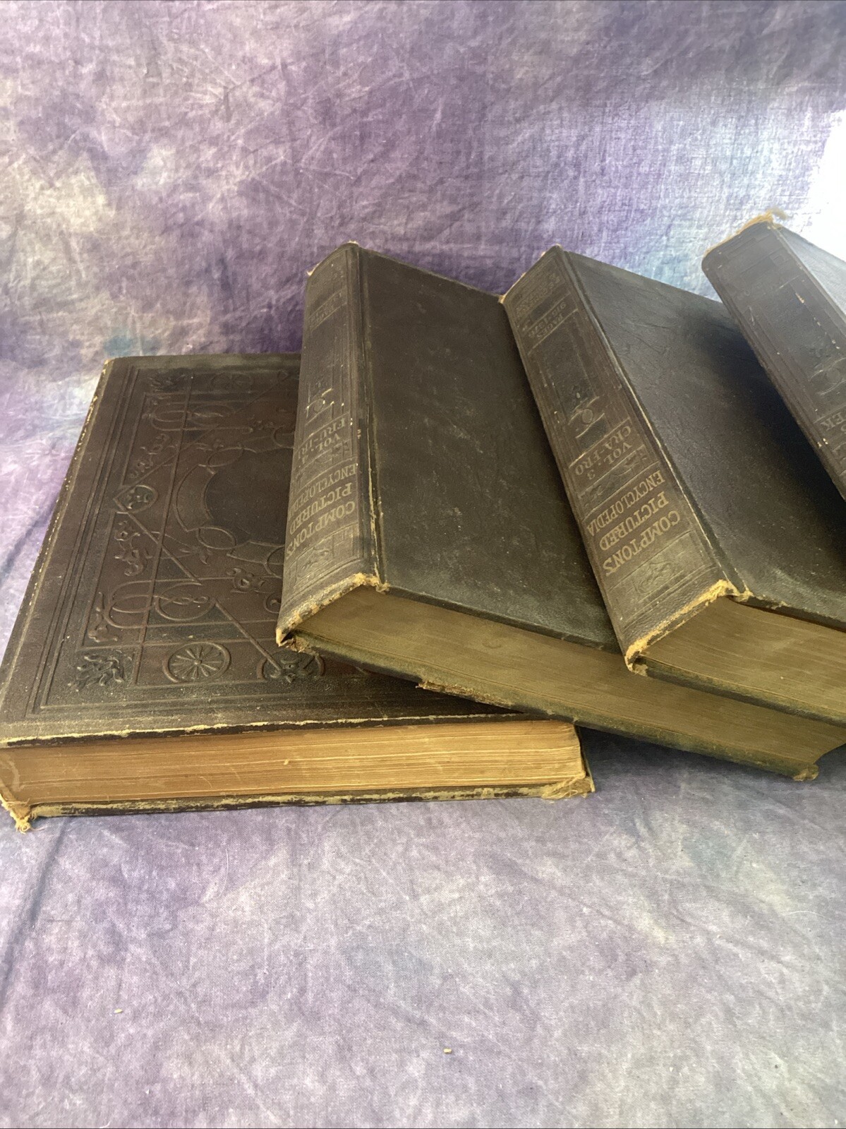 F E Compton’s 1924 Pictured Encyclopedia and Fact-Index – Set of 10 Books