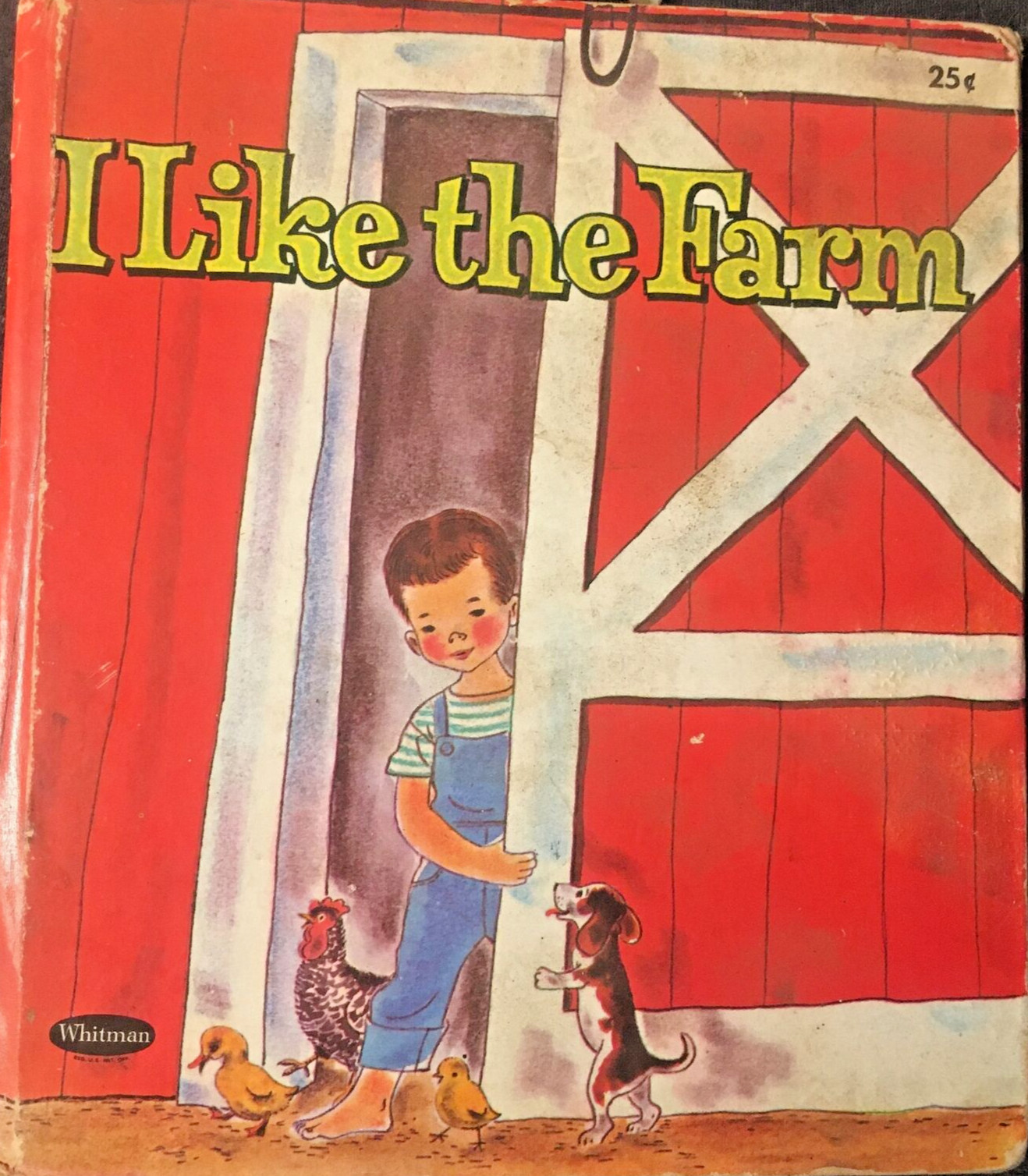 Vintage „I Like The Farm“ by Nancy Hoag 1961 A Whitman Book Tell-a-Tales