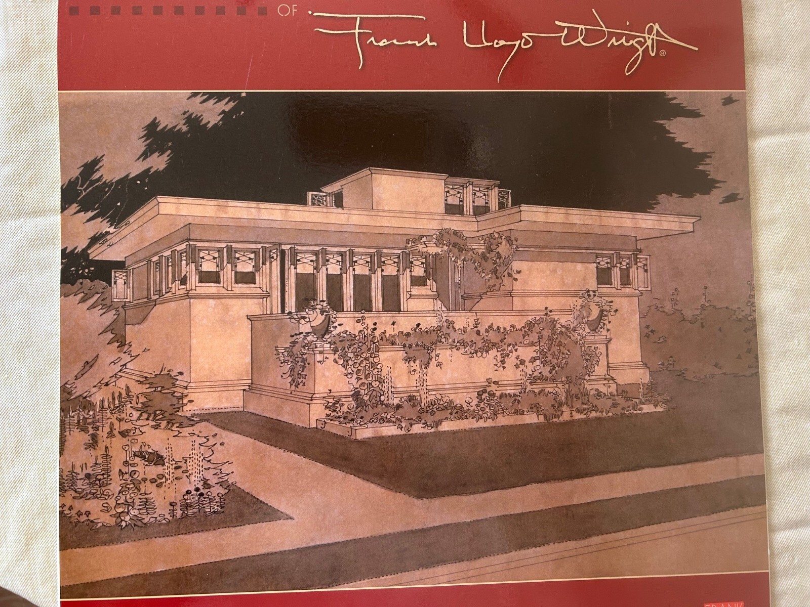(12) Frank Lloyd Wright Calarenders 2000, 2002-2005, 2005, &, 7, 2009-2012