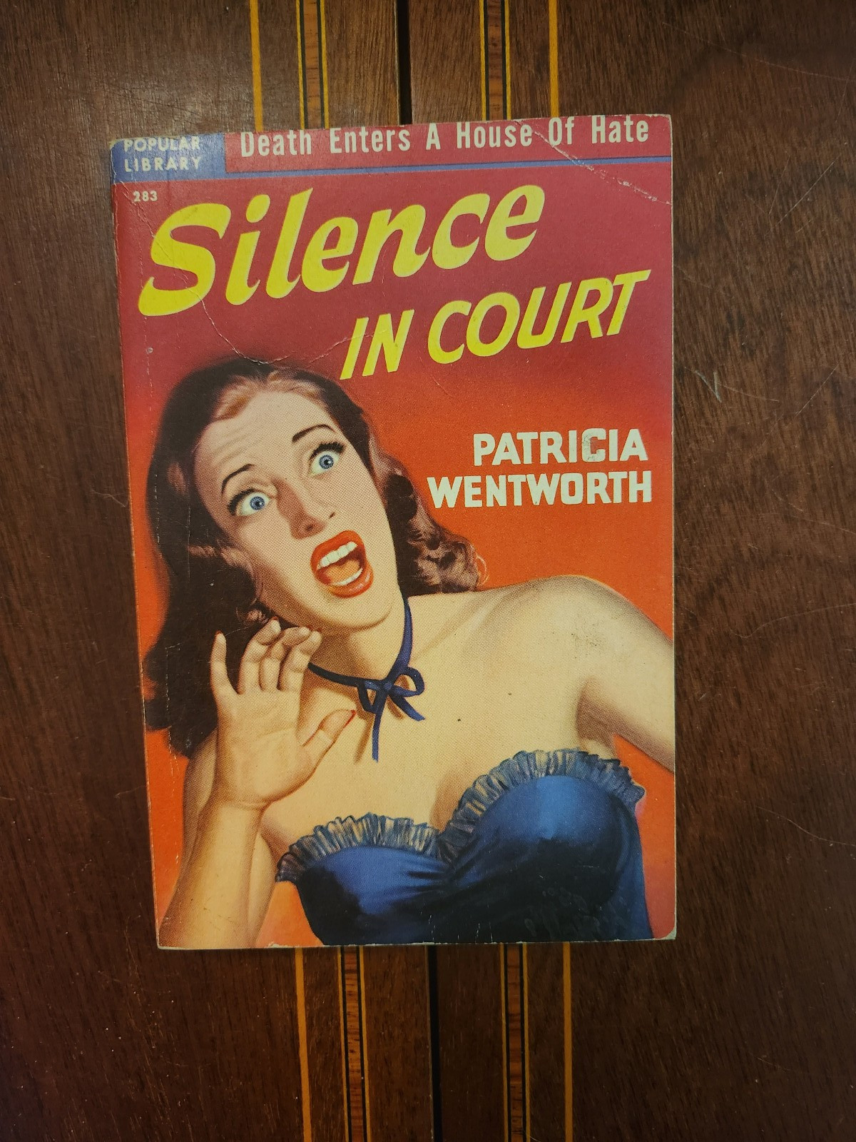 Silence in Court Patricia Wentworth Popular Library #283 1950
