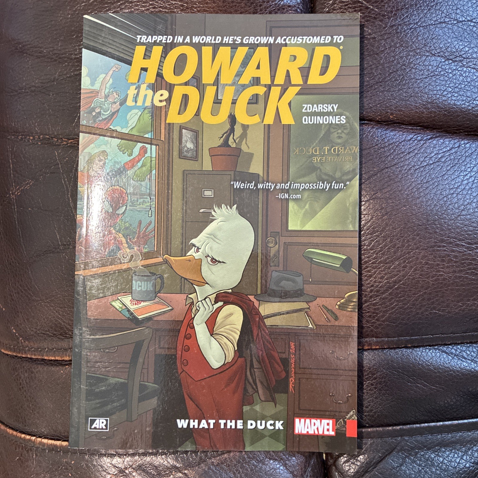 Howard The Duck COMIC BOOK Chip Zdarsky & Quinones Marvel Comics TPB Paperback