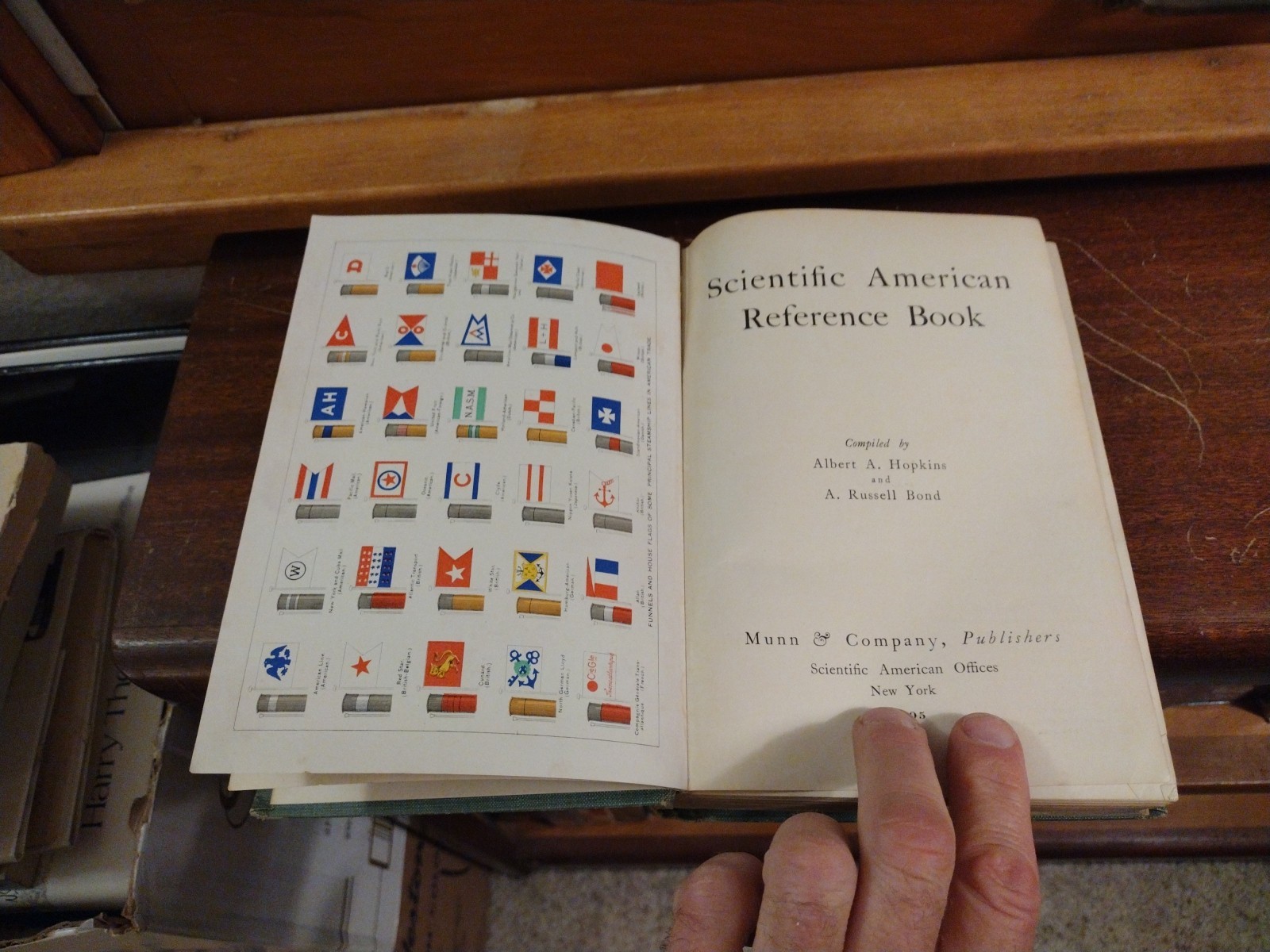 Scientific American Reference Book 1905 Albert A Hopkins A Russell Bond Munn &Co