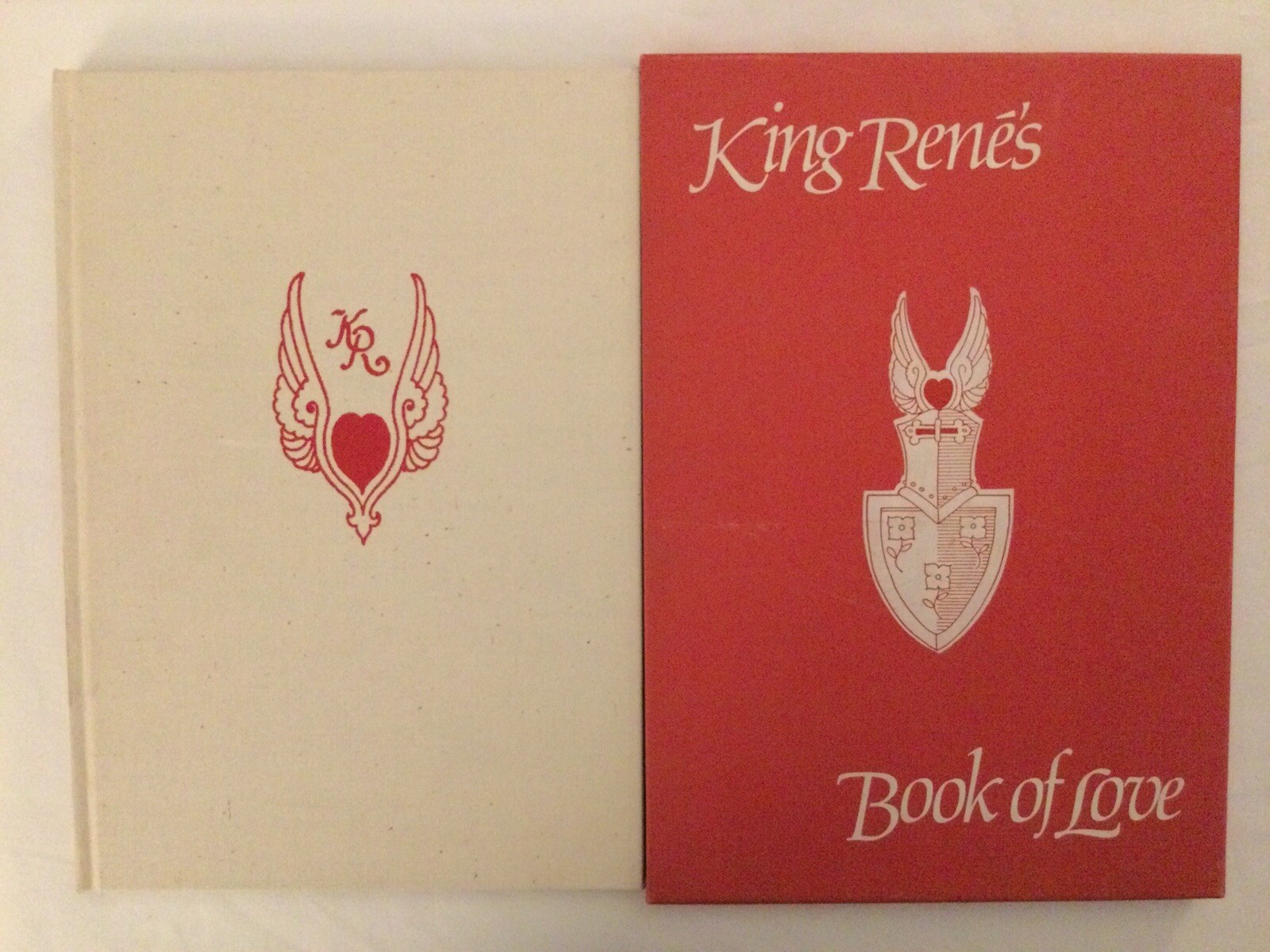 KING RENE’S BOOK OF LOVE Le Cueur d’Amours Espris George Braziller 1975 Slipcase