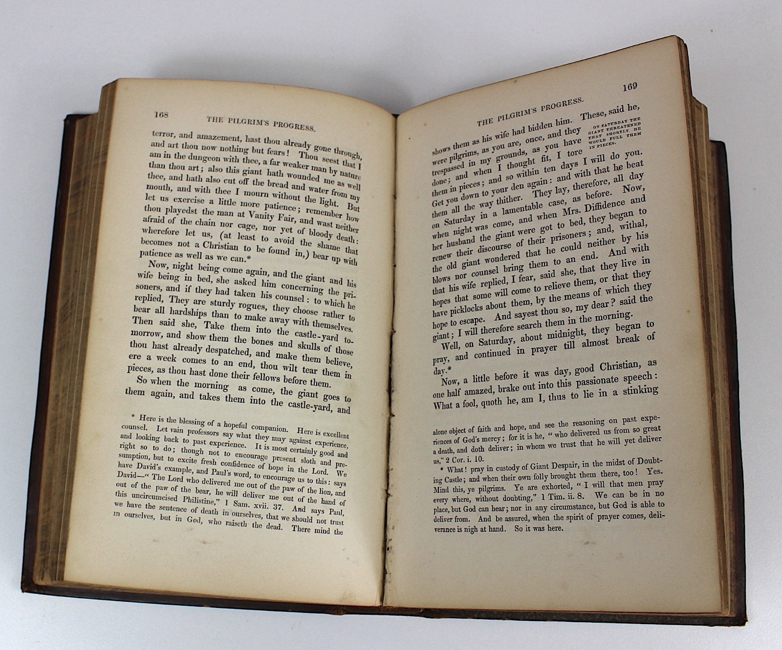 Pilgrim’s Progress John Bunyan Full Leather Contemporary Calf 3rd Ed c1820 Illus