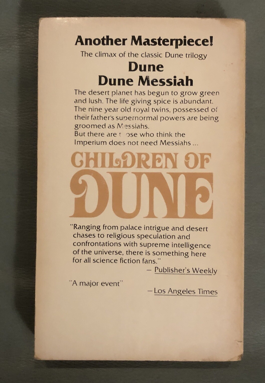 Children of Dune by Frank Herbert (1981, Paperback)