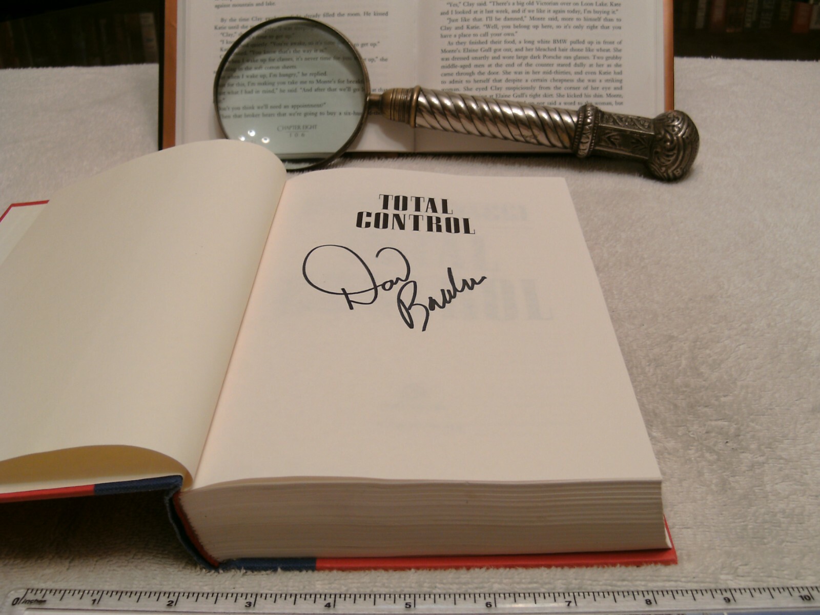 David Baldacci *TOTAL CONTROL* Signed HC/DJ 1st Edition-1st Printing