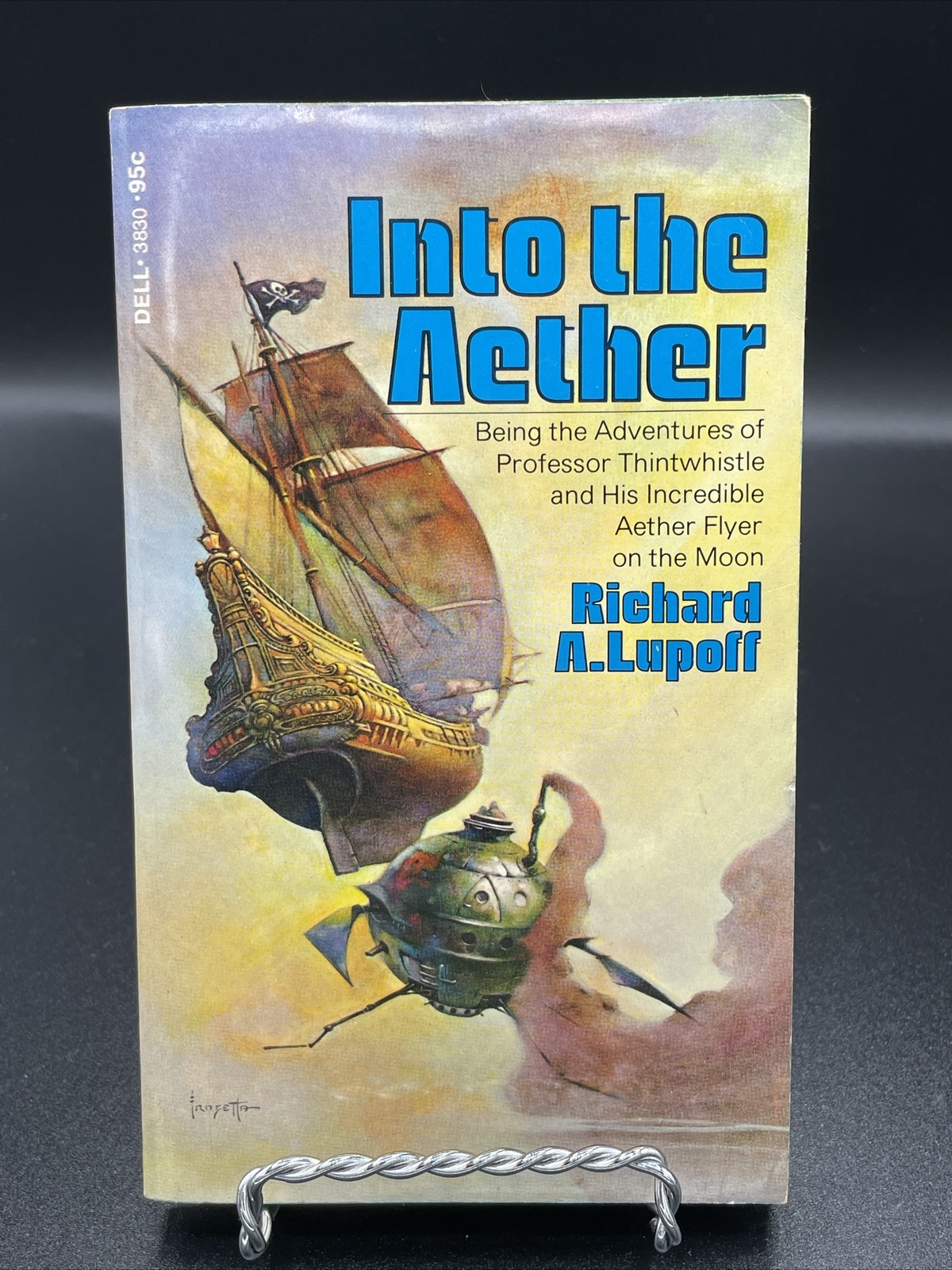 Richard A. Lupoff / Into The Aether First Edition Paperback Sci-Fi 1974