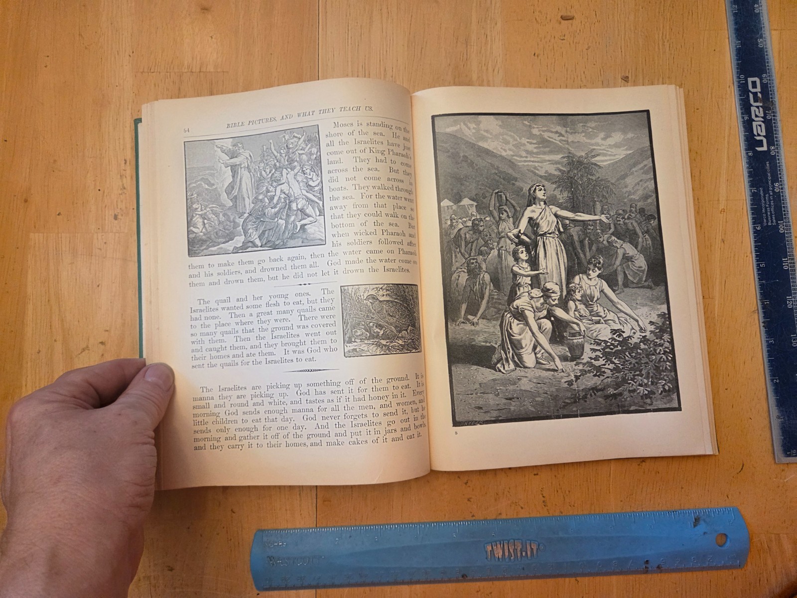 Bible Pictures by Charles Foster – 1914 A. J. Holman Hardcover