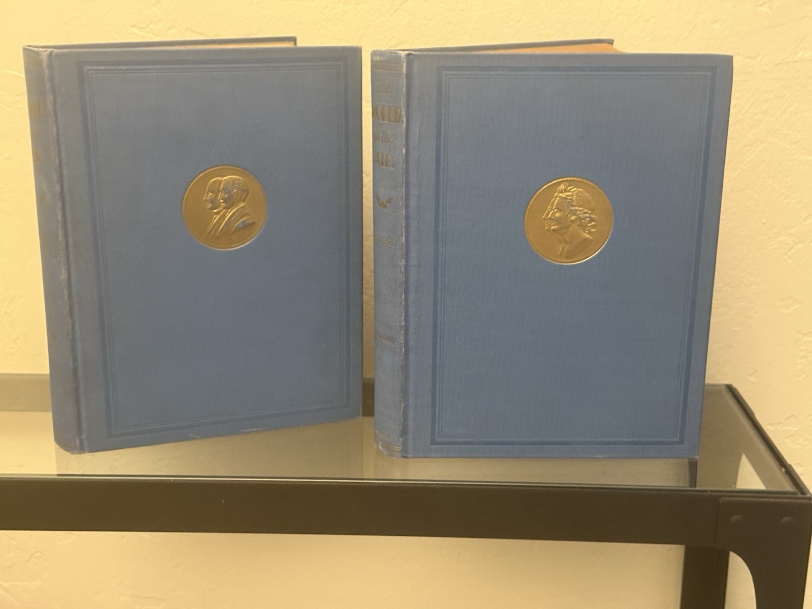 2 Volumes: The World in the Air by Francis Trevelyan Miller 1930