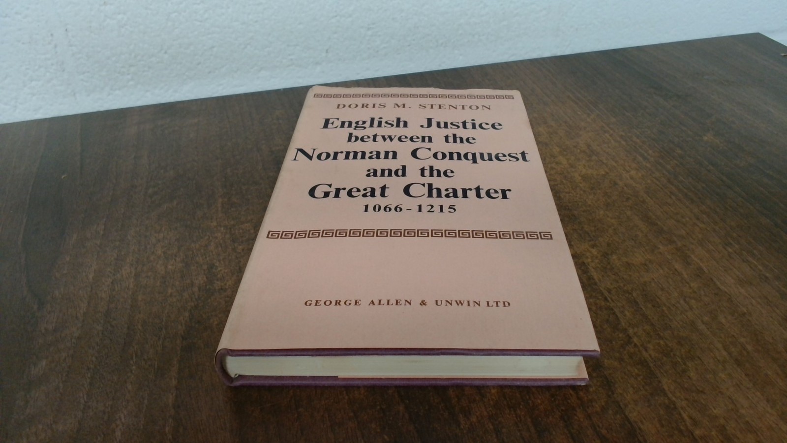 English Justice, Doris M Stenton, George Allen and Unwin Ltd, 196