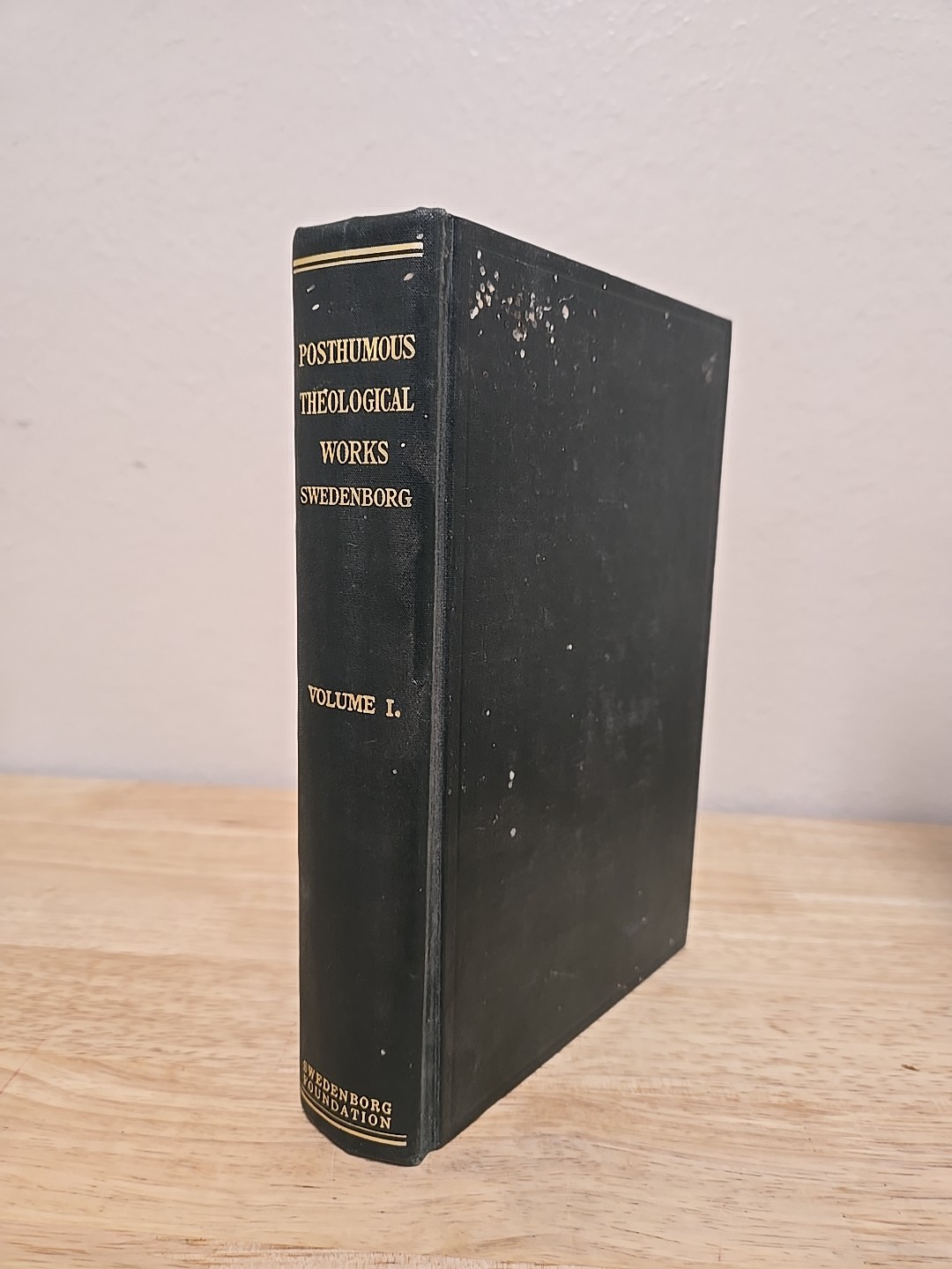 1978 Vintage Book: Posthumous Theological Works Of Emanuel Swedenborg Vol. 1
