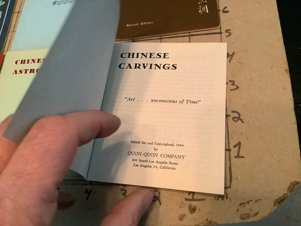 Orig. 1940’s “Chinese Classics Miniature Booklets” by Quon Quon Co. 13 in sleeve