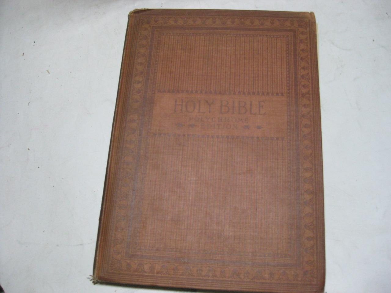 1898 New York THE BOOK OF JUDGES polychrome edition by George Foot Moore