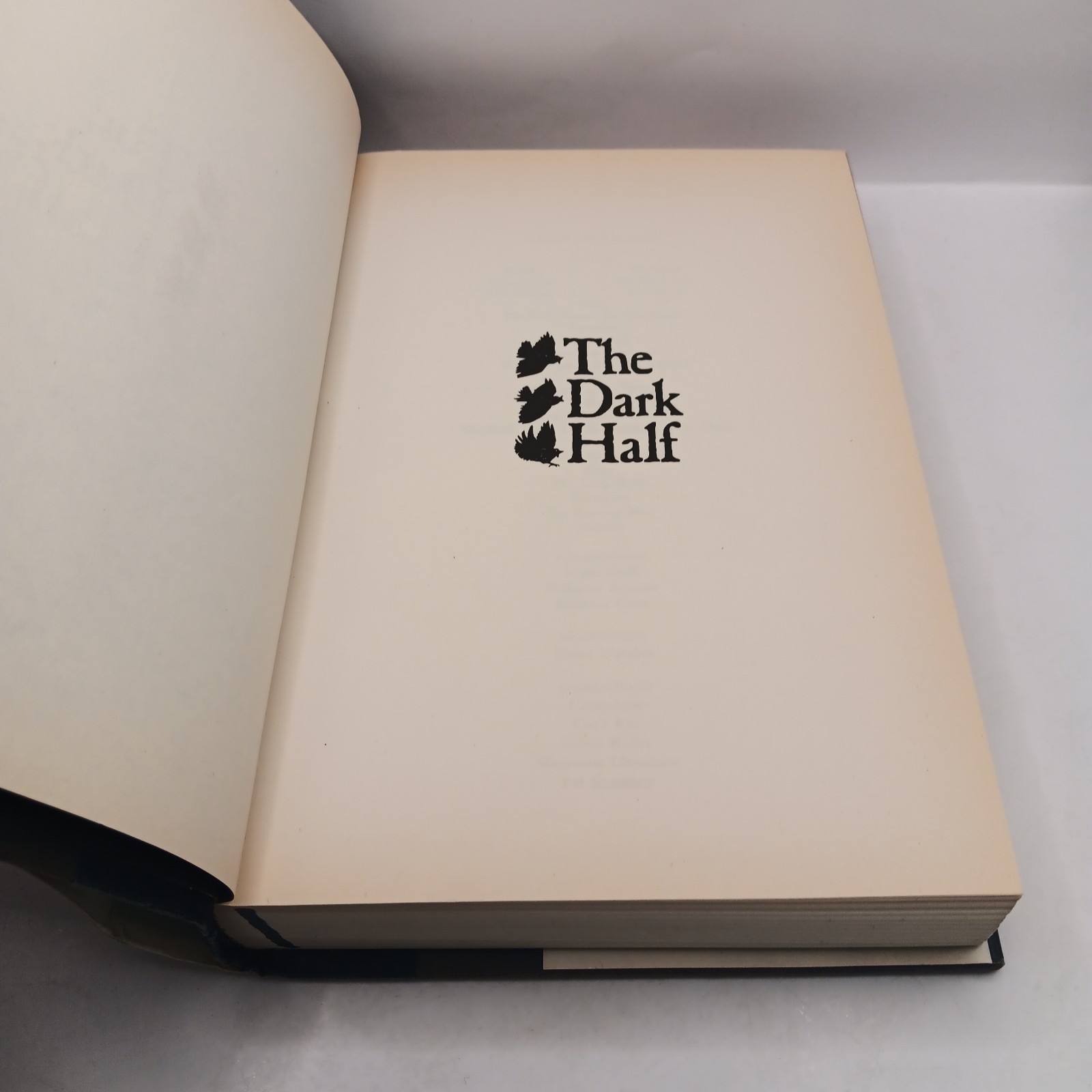 Stephen King The Dark Half First Edition 2nd Printing 1989 Viking Hardback Book