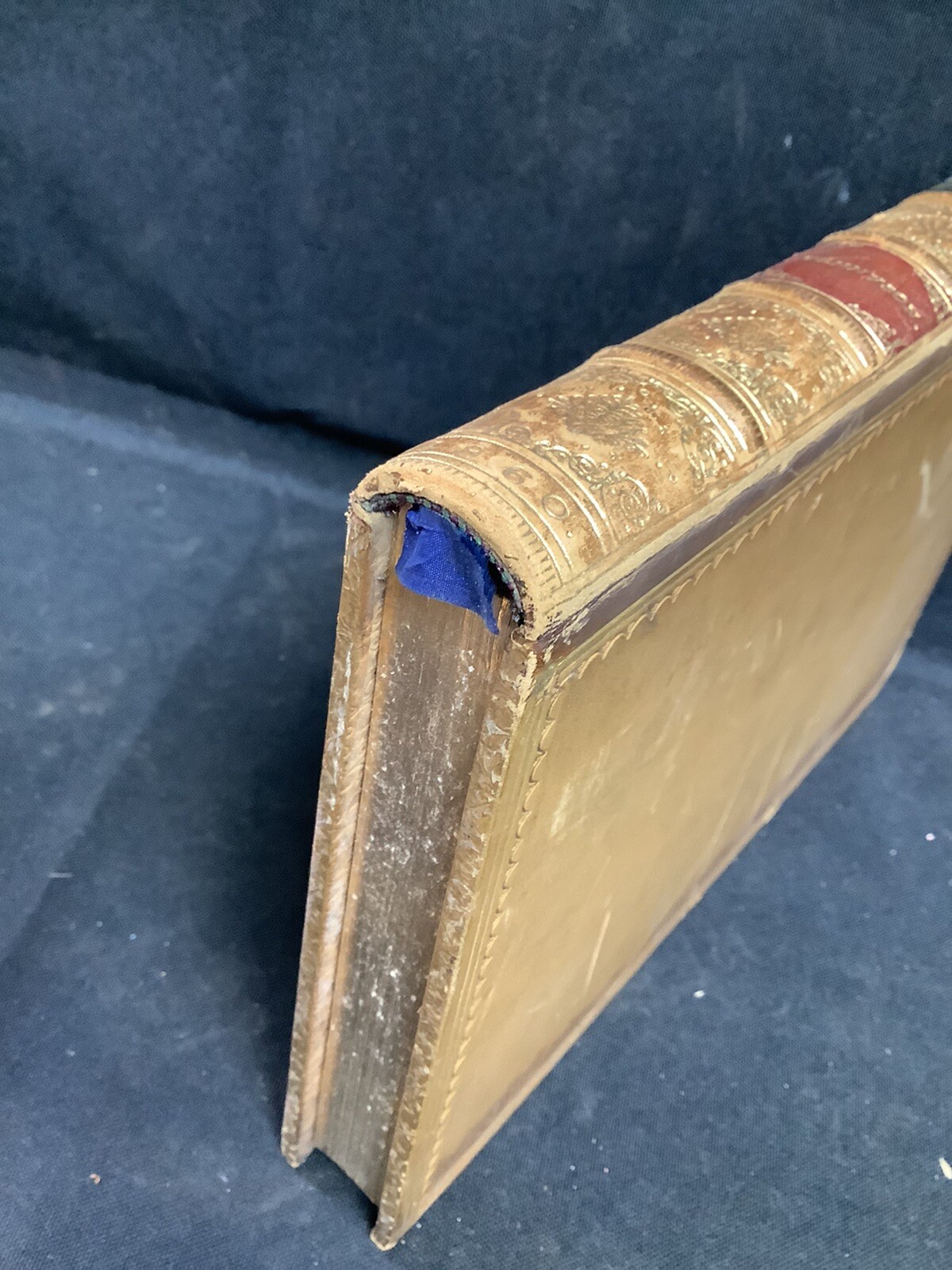 * Illustrated 1860 Leather Binding The Princess By Tennyson