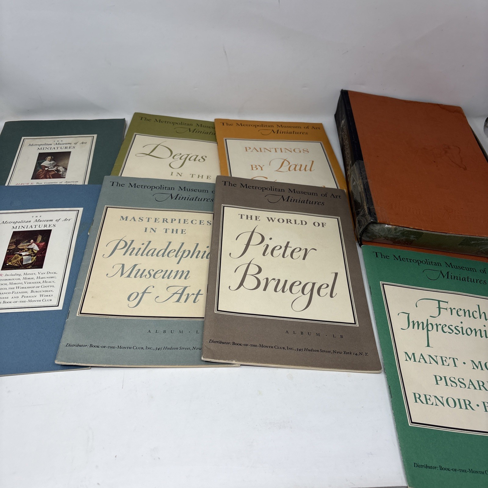 Vintage The Metropolitan Museum of Art Album of Miniatures Set Of 7 Books