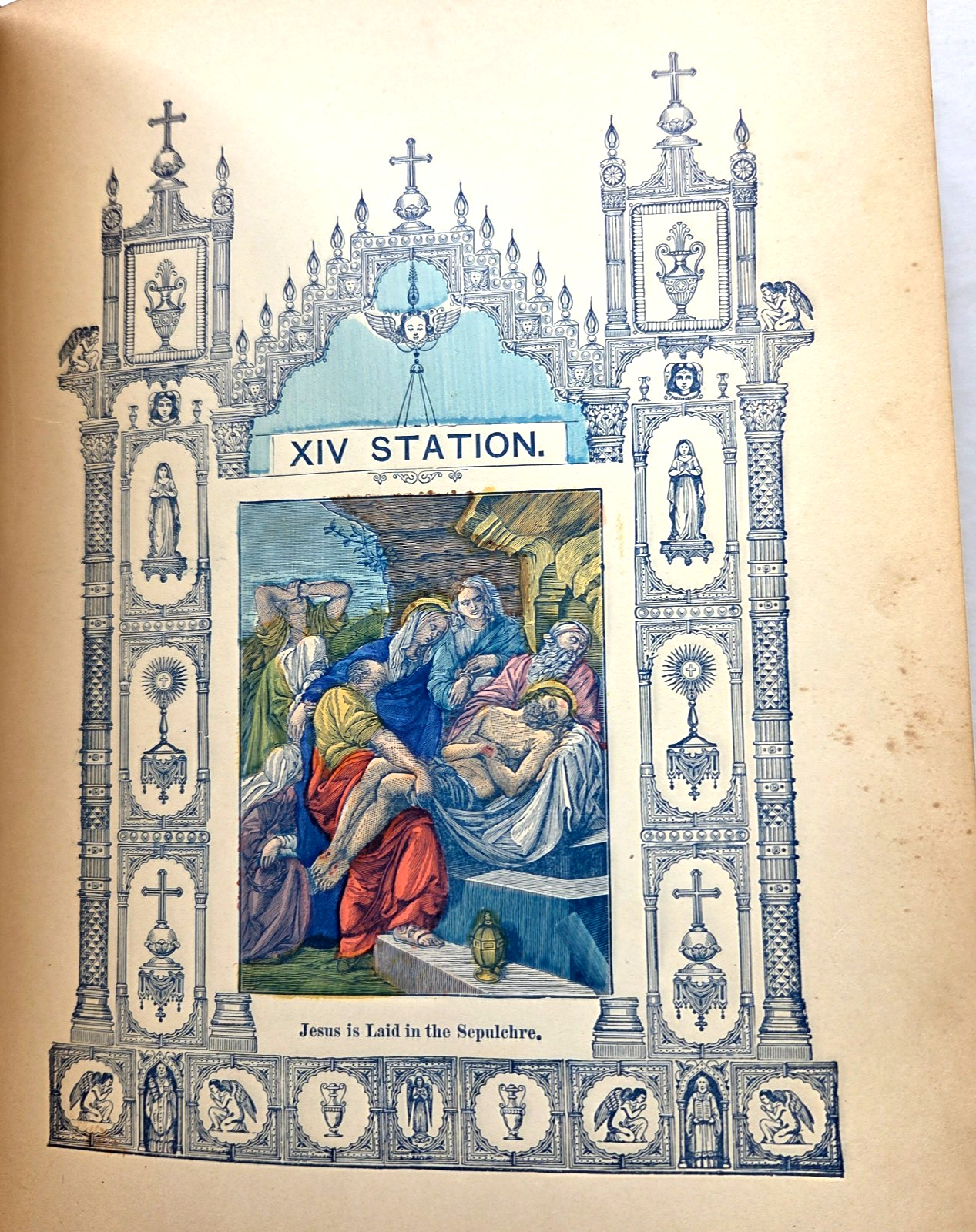 CATHOLIC CHRISTIAN INSTRUCTOR BISHOP CHALLONER ILLUSTRATED 1889 HC