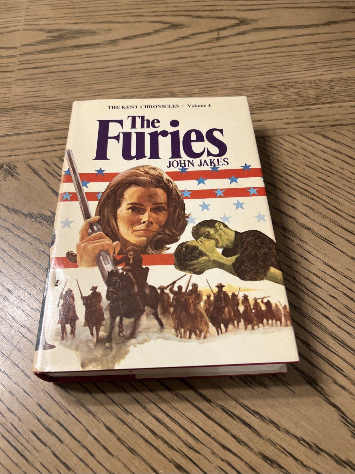 The Furies, by John Jakes Kent Family Chronicles HCDJ 1976 Vintage