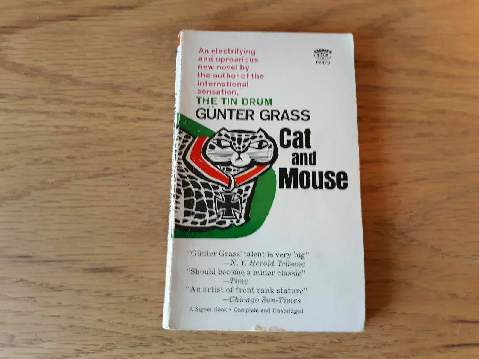 Cat And Mouse Gunter Grass 1963 First English Edition 4th Printing Paperback