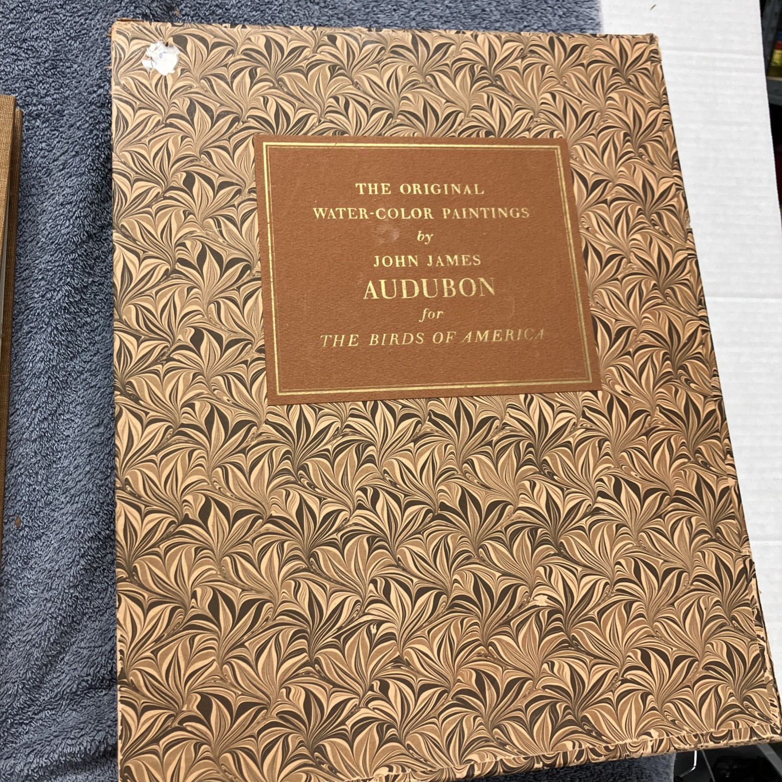 1966 John James Audubon Water Color Paintings Birds of America 2 Vol Original Ed
