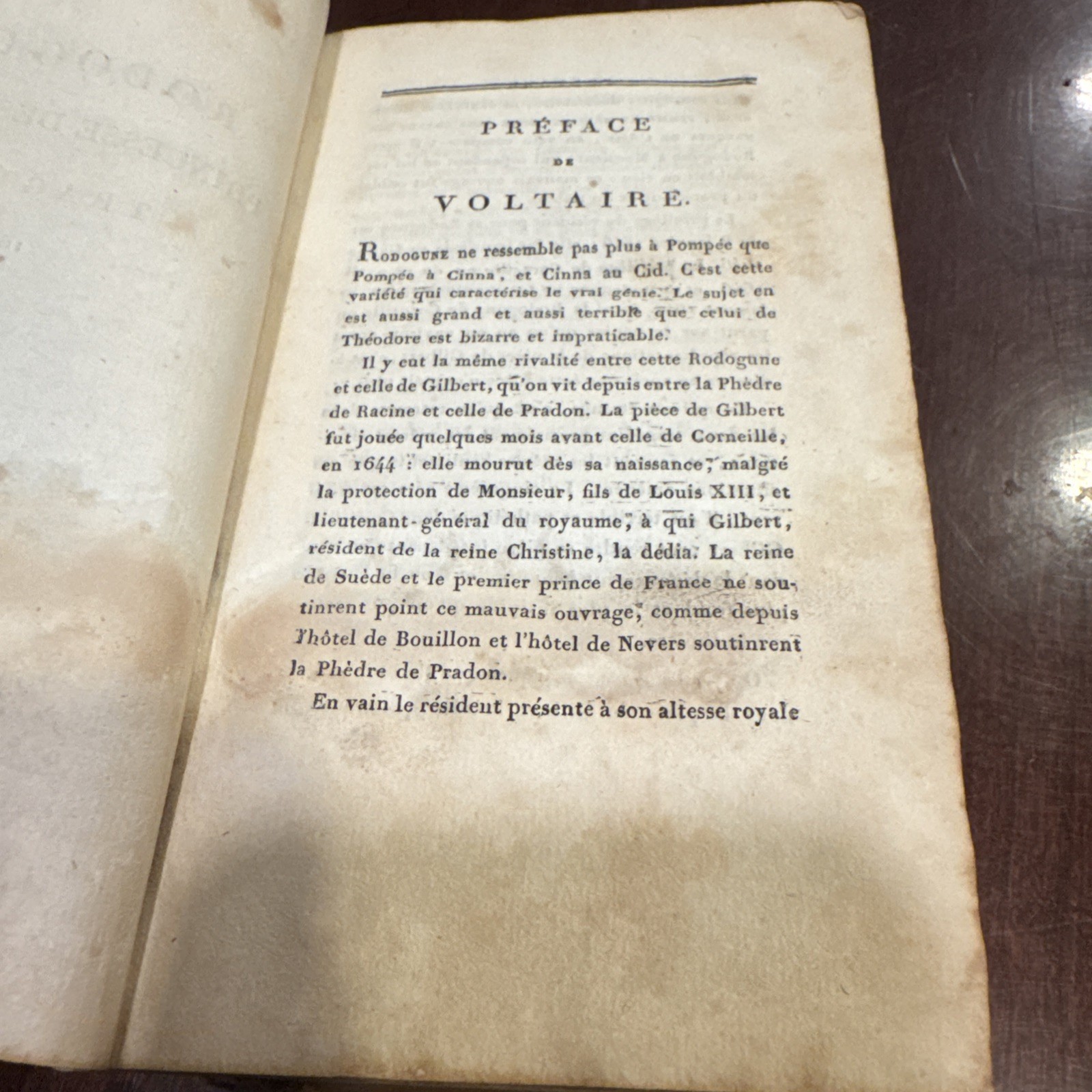 3 Antique 1822 Volumes-Chef-D’Oeuvres de P. Corneille Stereotype D’ Herhan