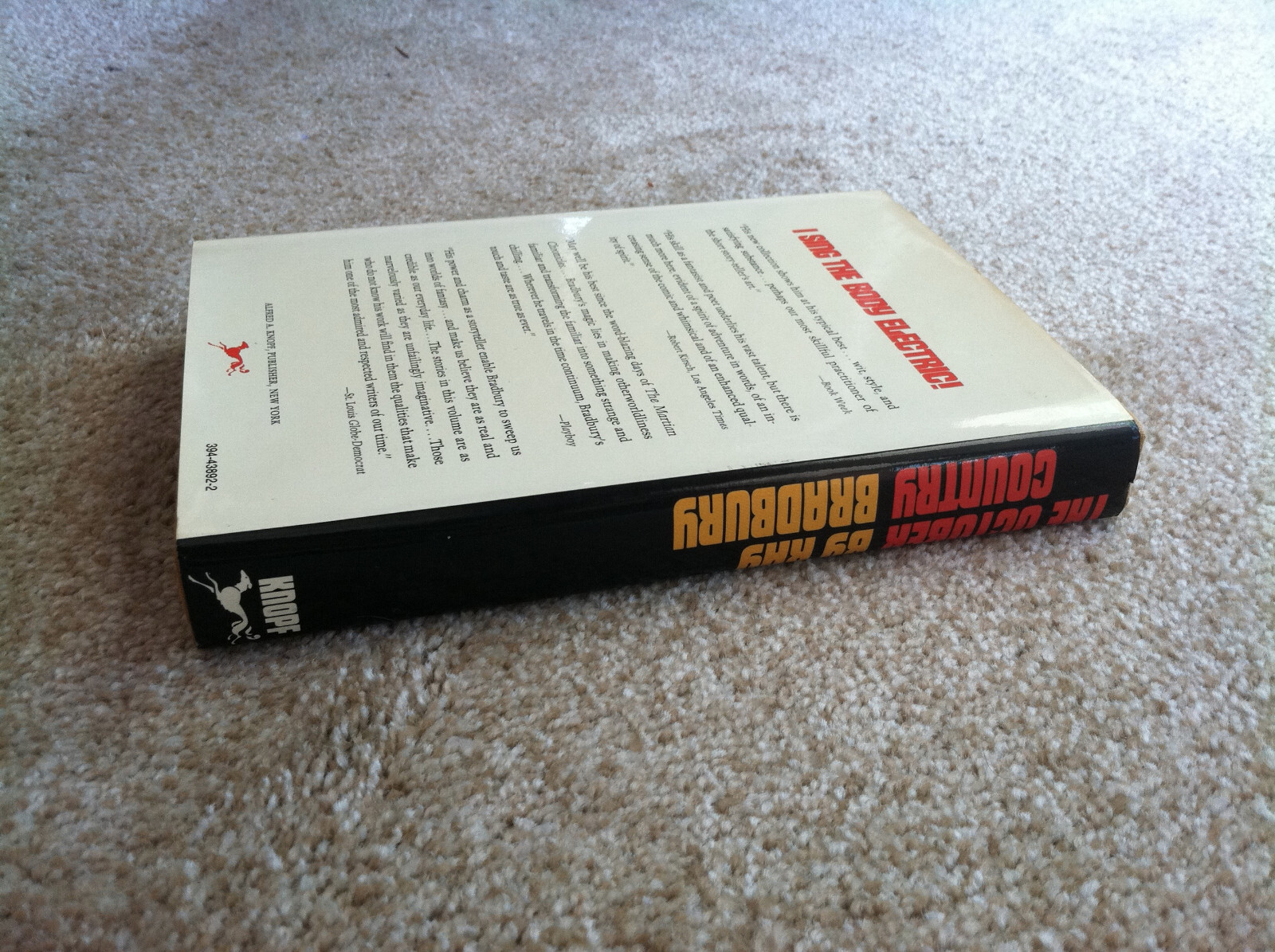 THE OCTOBER COUNTRY – RAY BRADBURY – RARE Knopf Hardcover 1st Edition – SIGNED!