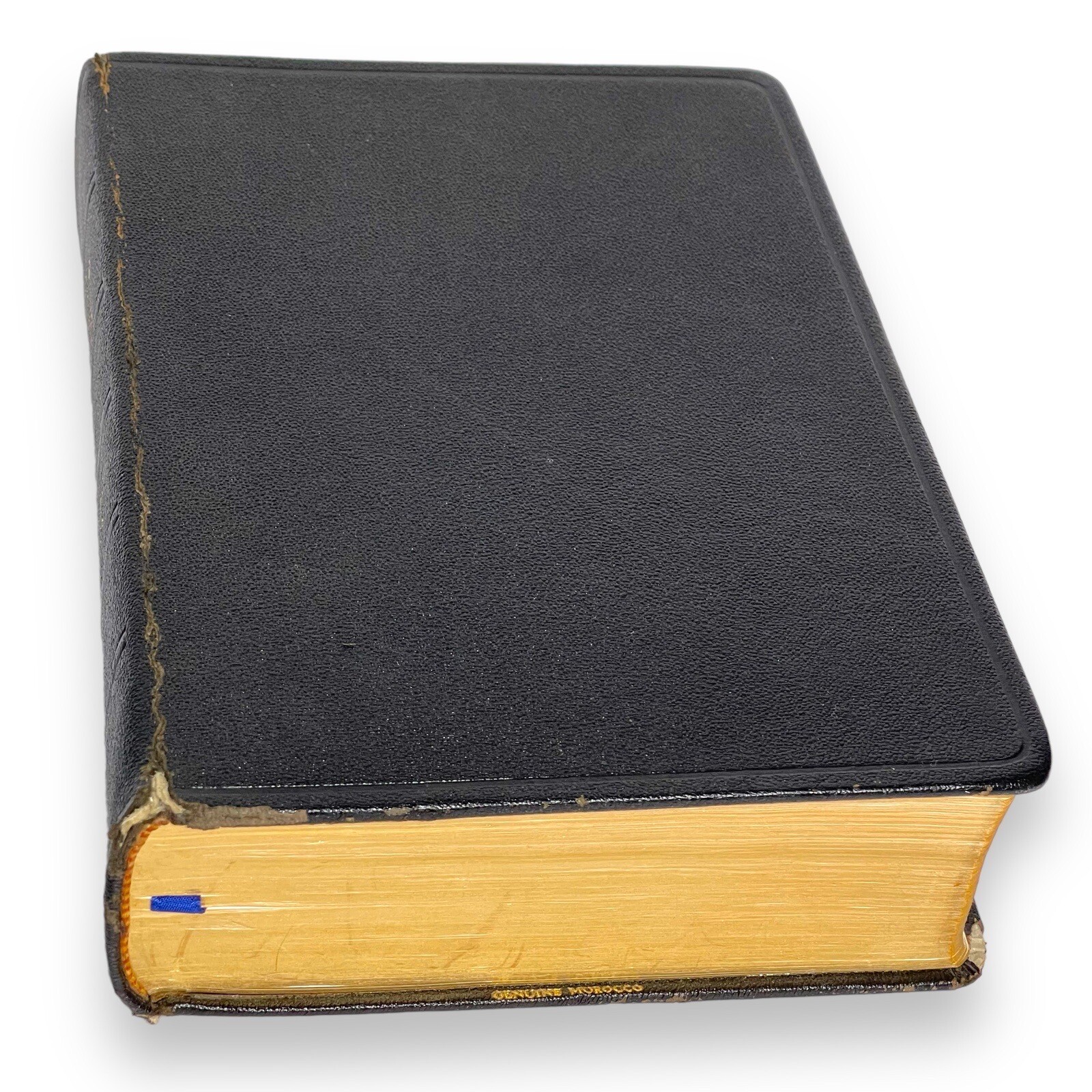 The System Bible Study Enlarged Edition KJV 1968 Morocco Leather w/RARE Insert