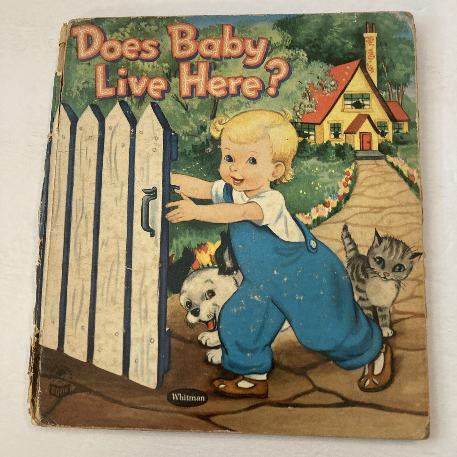 Does Baby Live Here Vintage Whitman Children’s Book 1952 By Irma Wilde