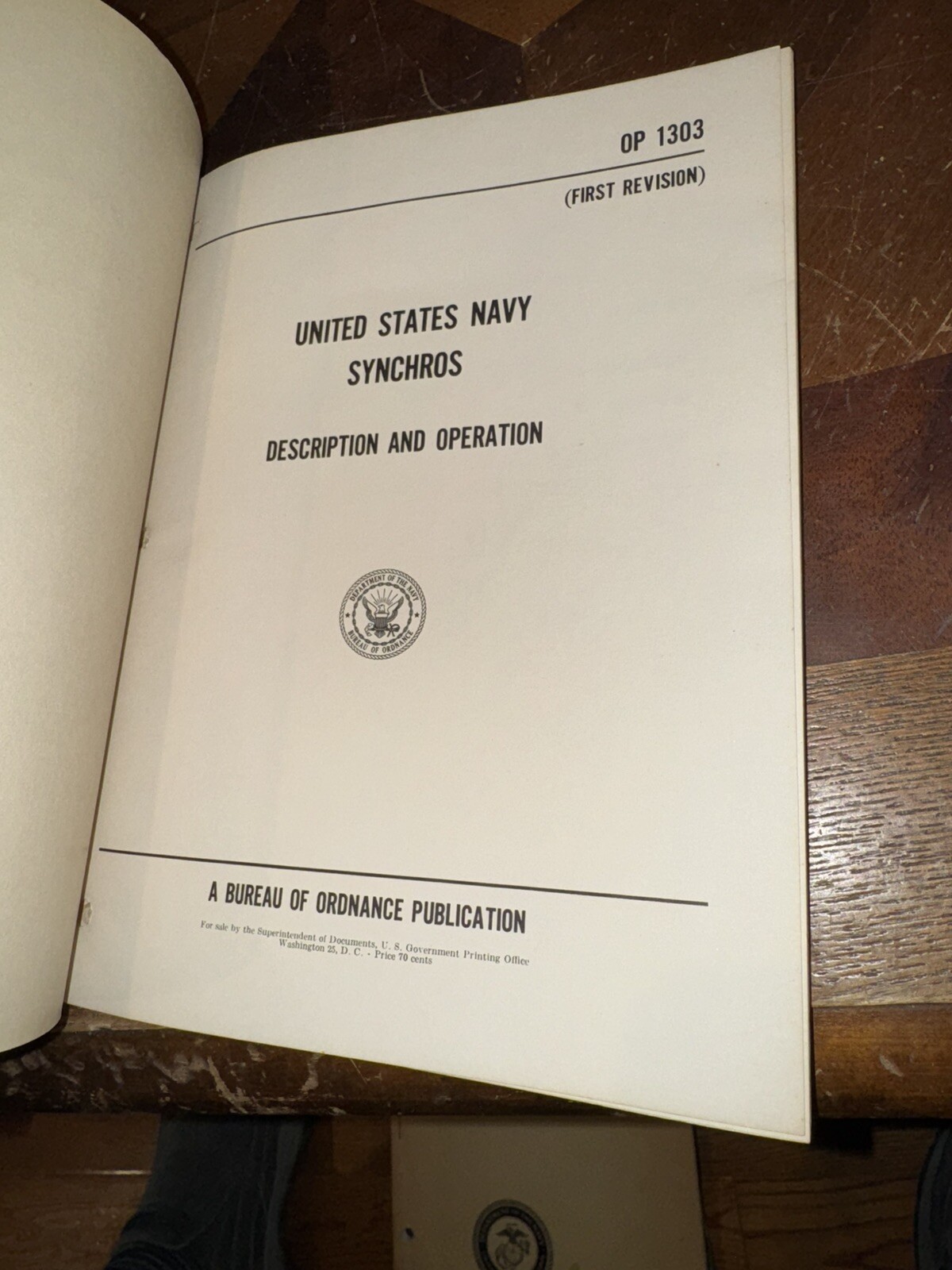 United States Navy Synchros Description And Operation 15 April 1958 OP 1303