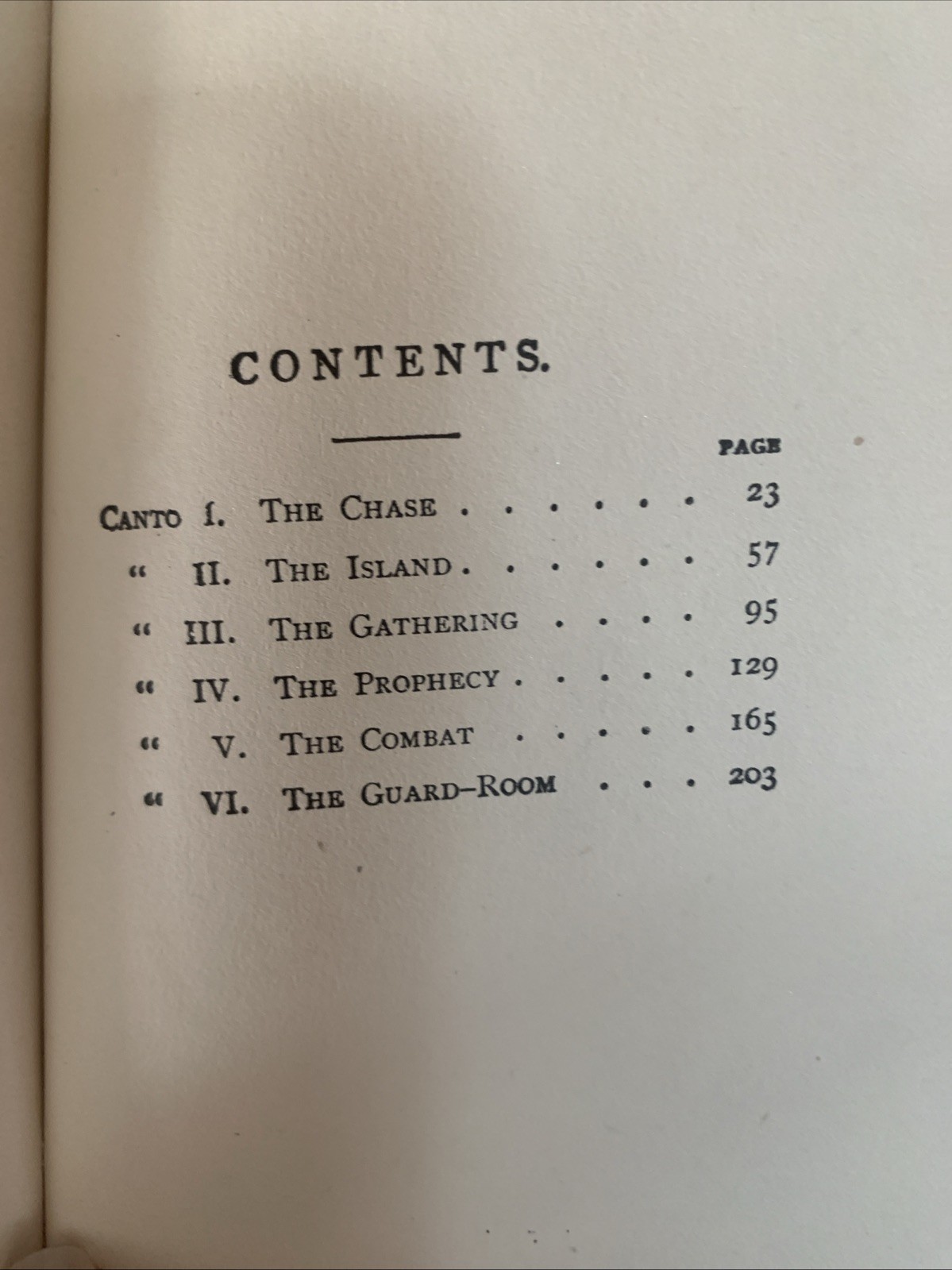 Antique „The Lady of the Lake“ Small Format HC Poetry Book by Sir Walter Scott