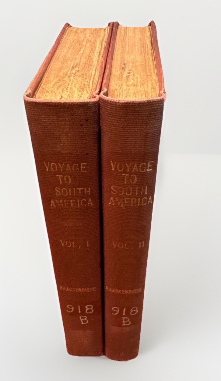 1820 Voyage to South America Brackenridge, rebound. Pres Monroe Spanish Colonies