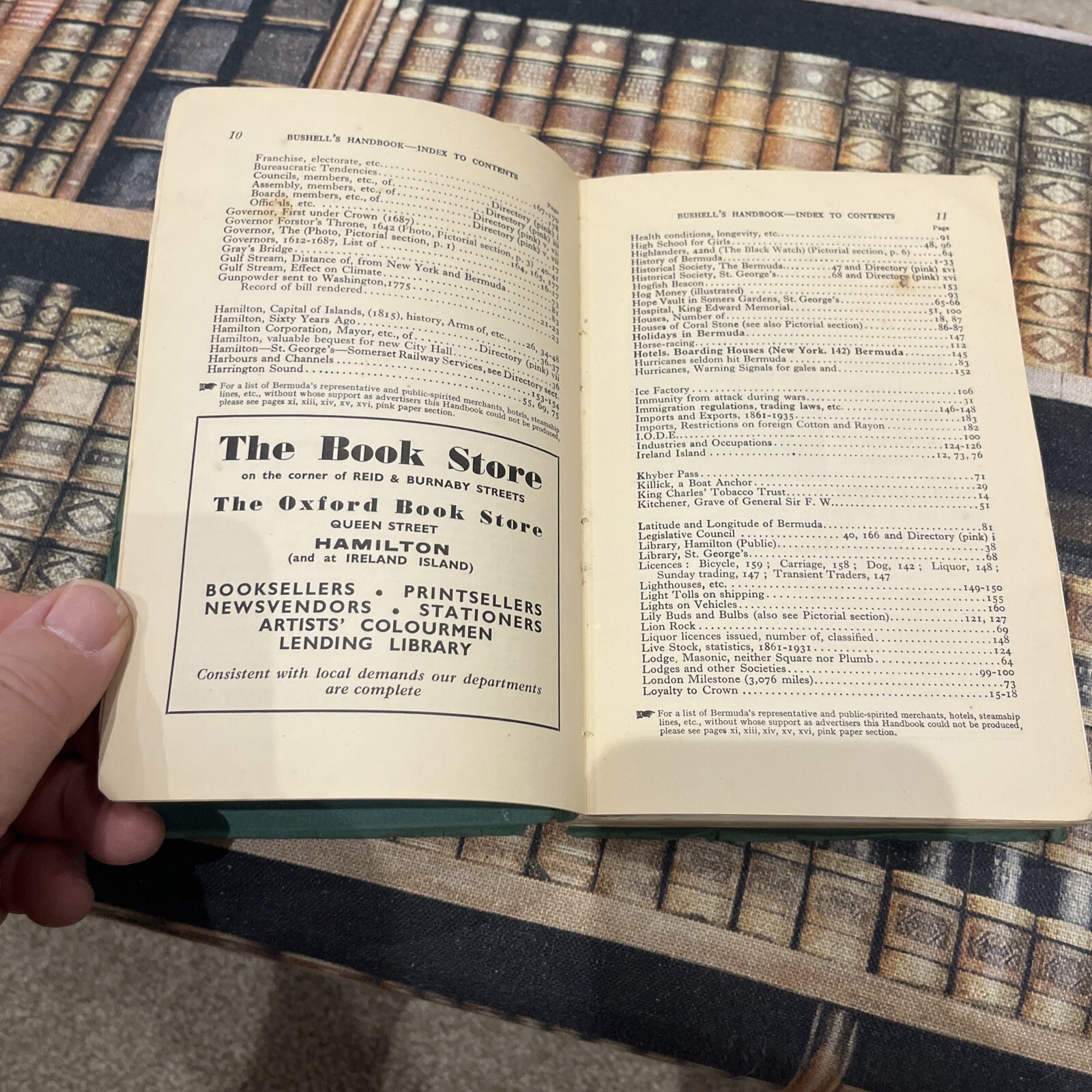 Picturesque Bermuda, Bushell’s Handbook 28th Ed. 1937 PB