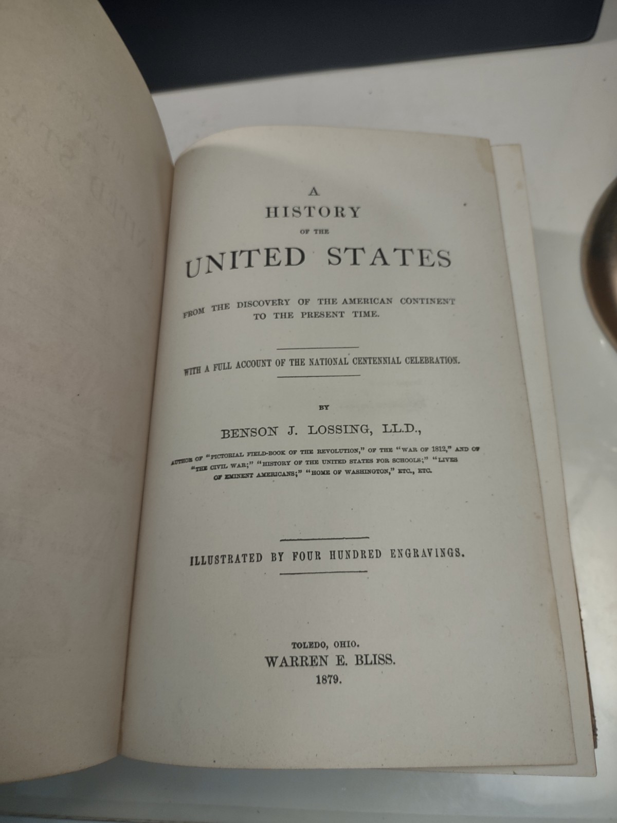 1879 A History Of The United States Illustrated Benson J Lossing