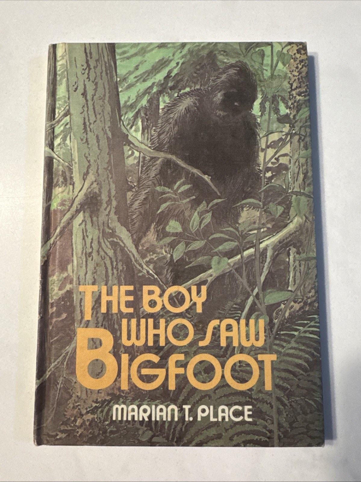 The Boy Who Saw Bigfoot by Marian T. Place, 1979 Weekly Reader Hardcover Book