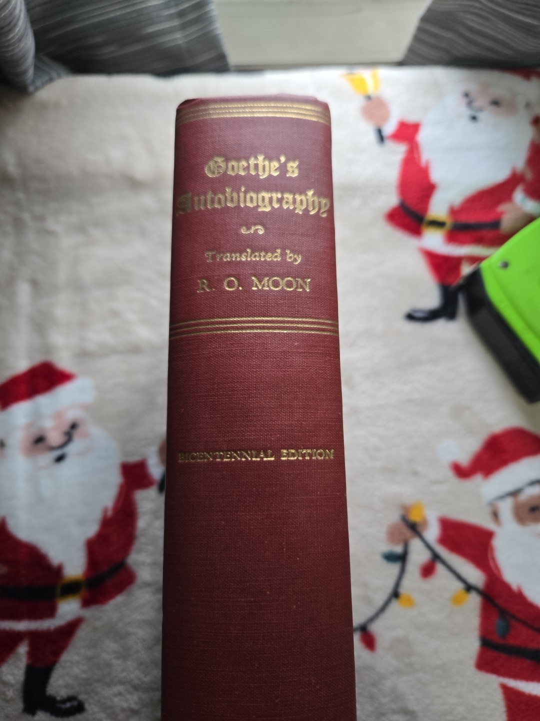 Goethe’s Autobiography, R. O. Moon, trans; 1949, Public Affairs, free shipping