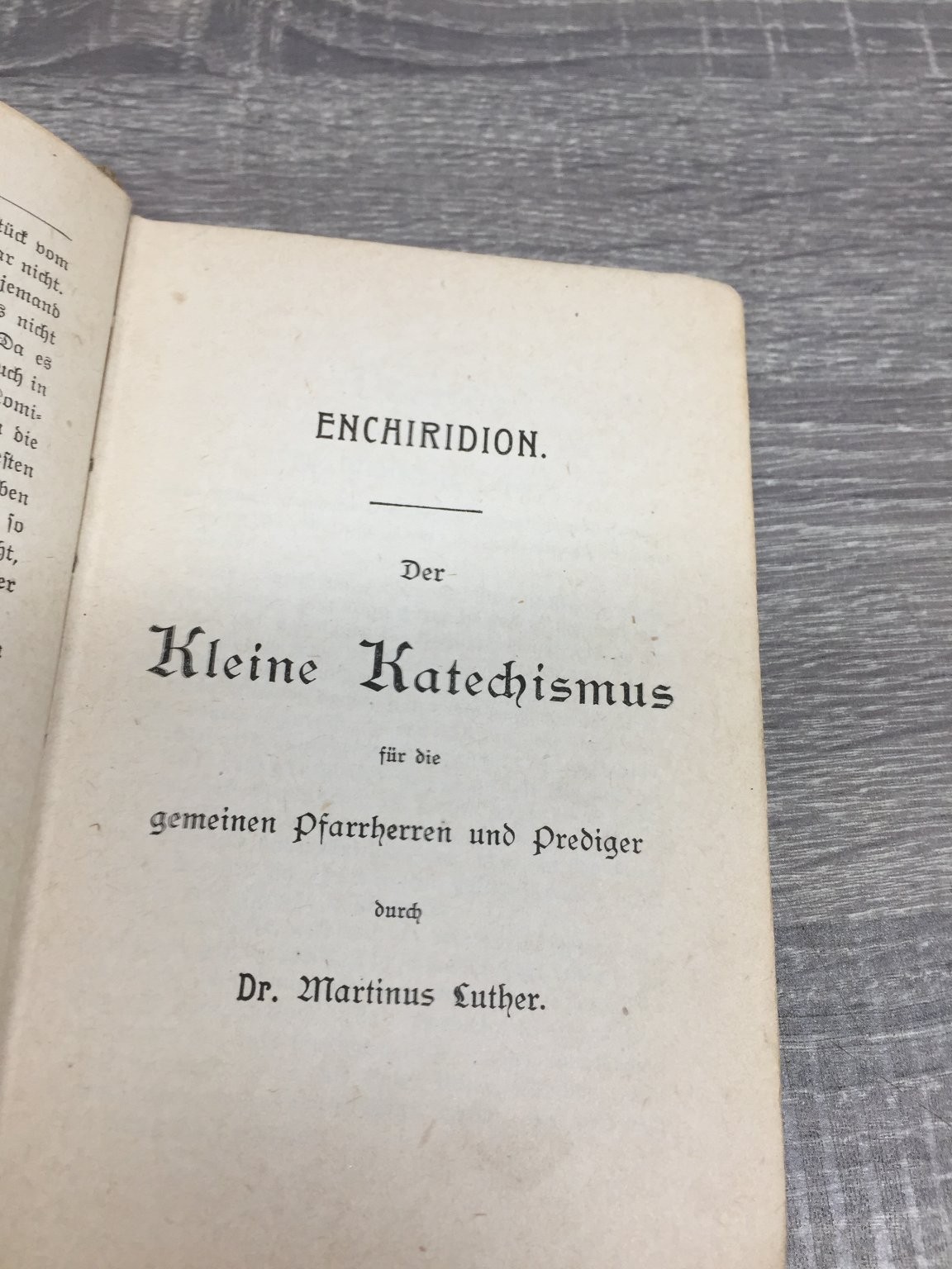 Dr. Martin Luthers Kleiner Katechismus 20th Edition 1884 German