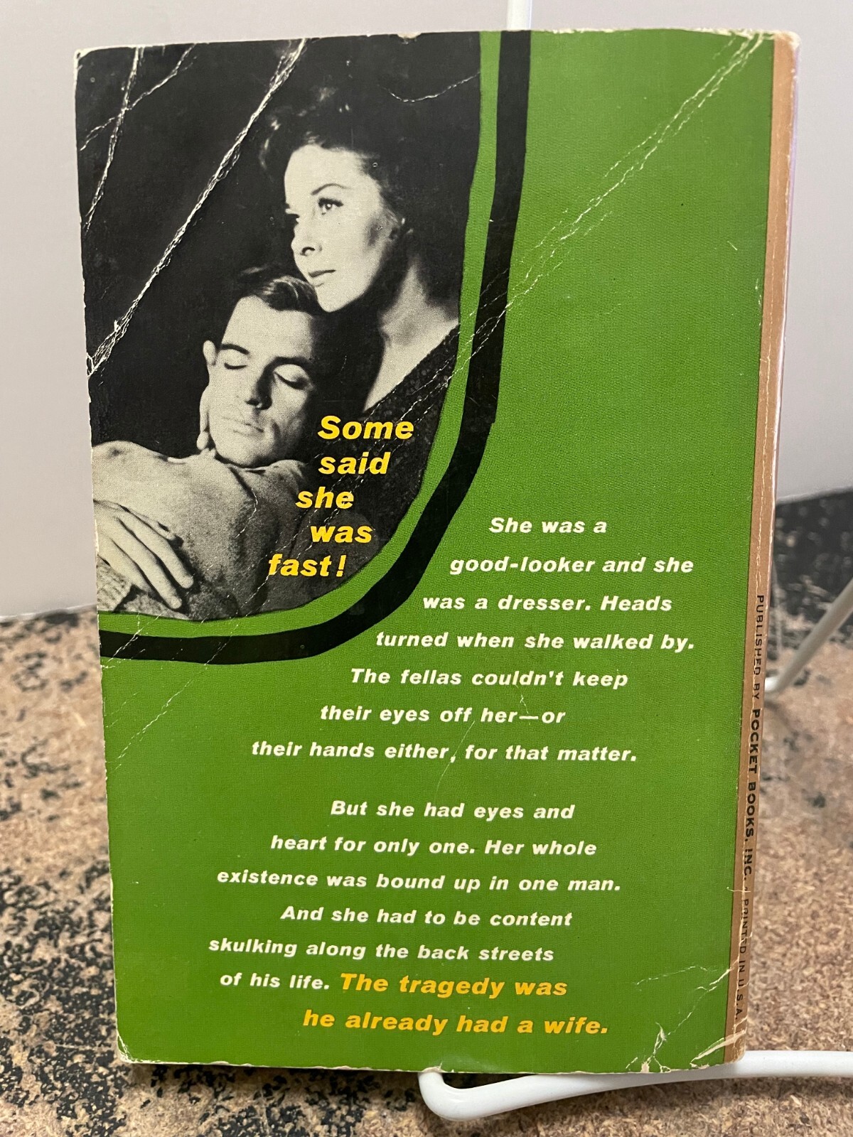 BACK STREET by Fannie Hurst 1961 vintage paperback