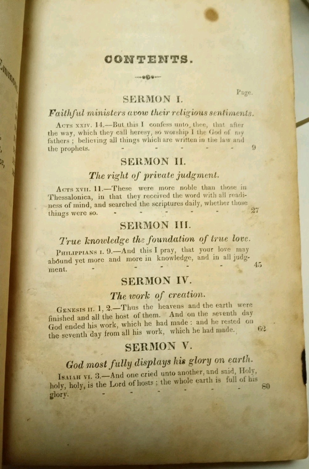 „Sermons on Subjects of Christian Doctrine and Duty“ by Nathanael Emmons. 1826.