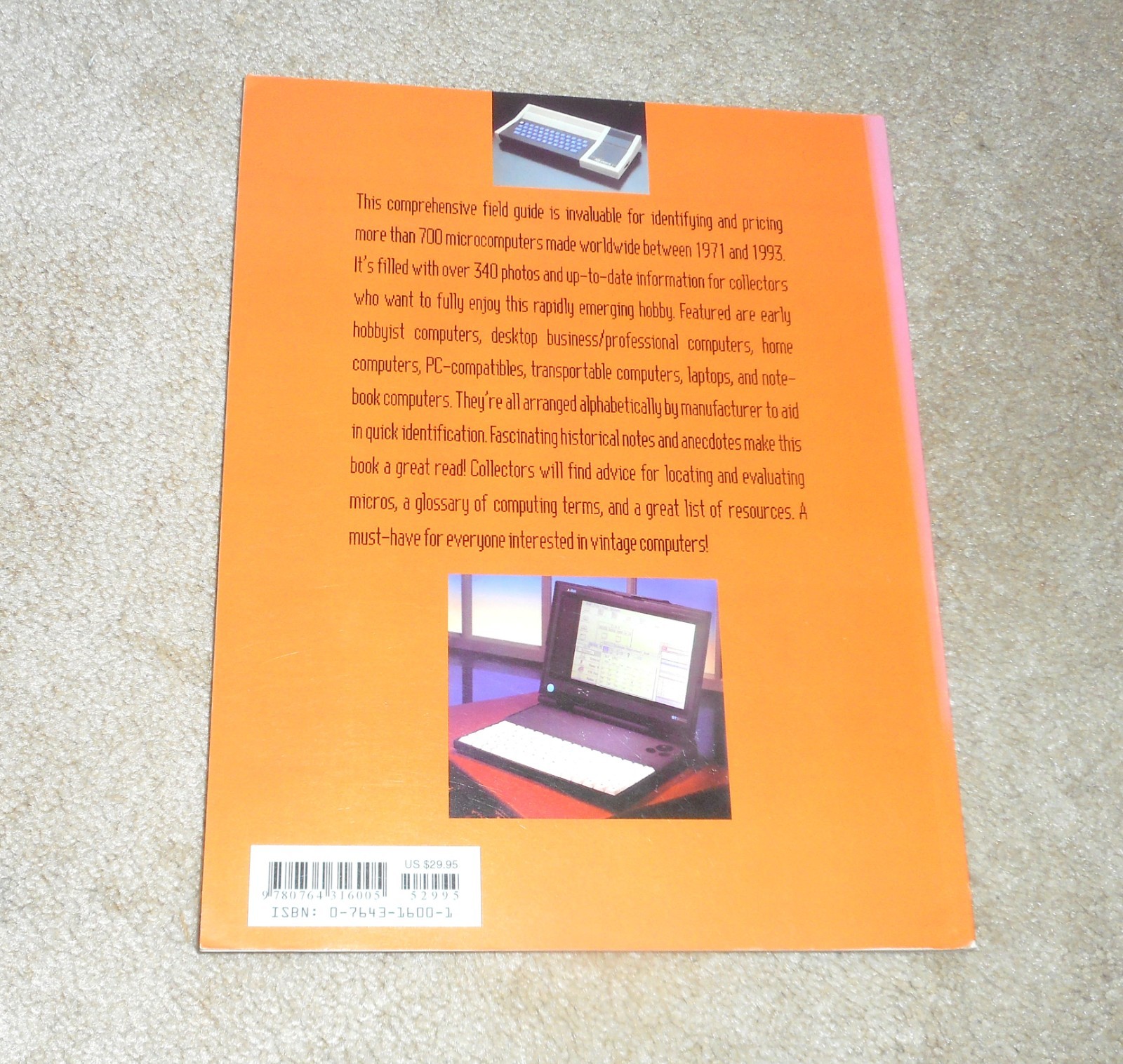 COLLECTIBLE MICROCOMPUTERS MICHAEL NADEAU SCHIFFER COLLECTORS BOOK