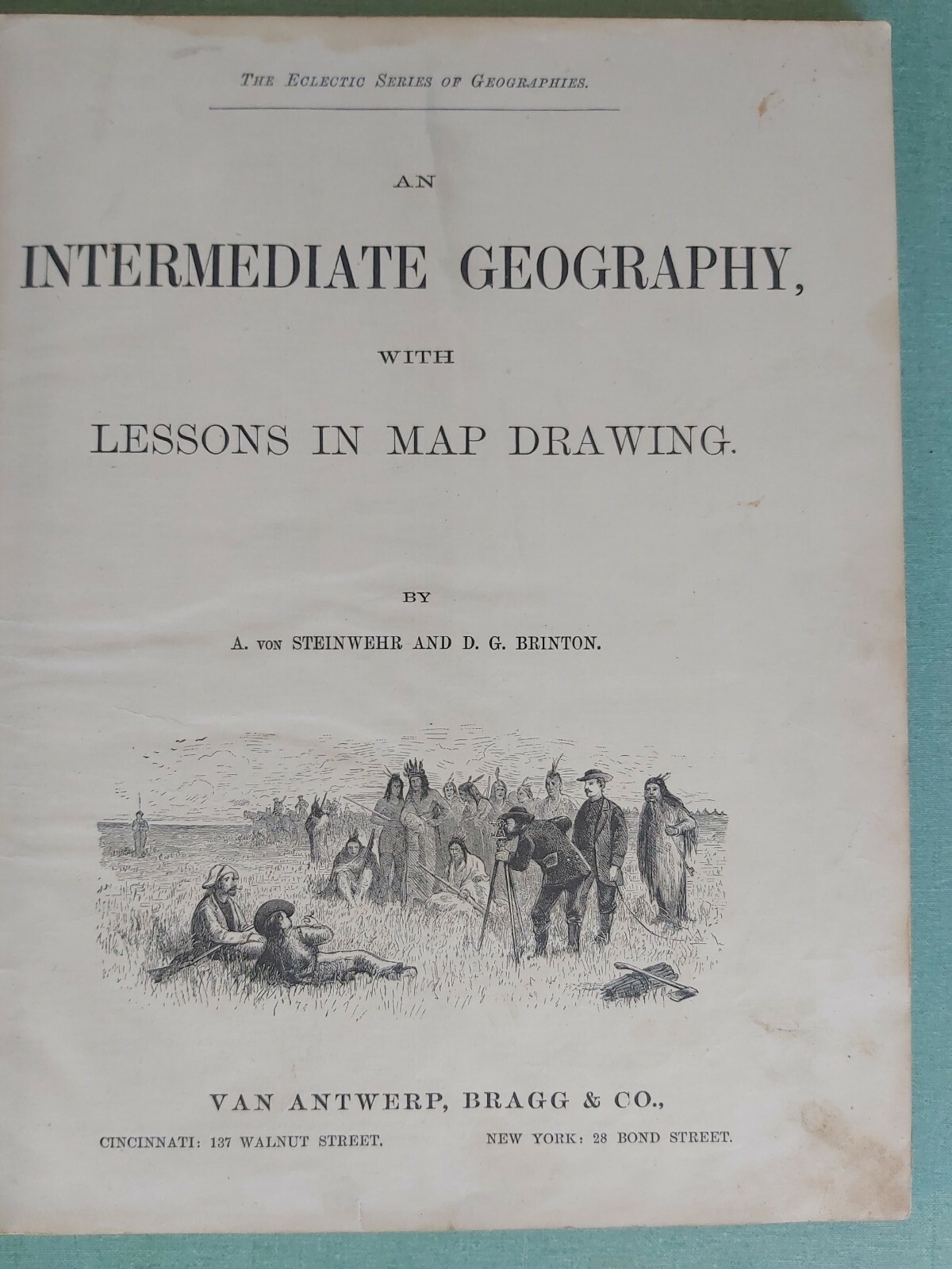 1881 Textbook Intermediate Geography Steinwehr Brinton