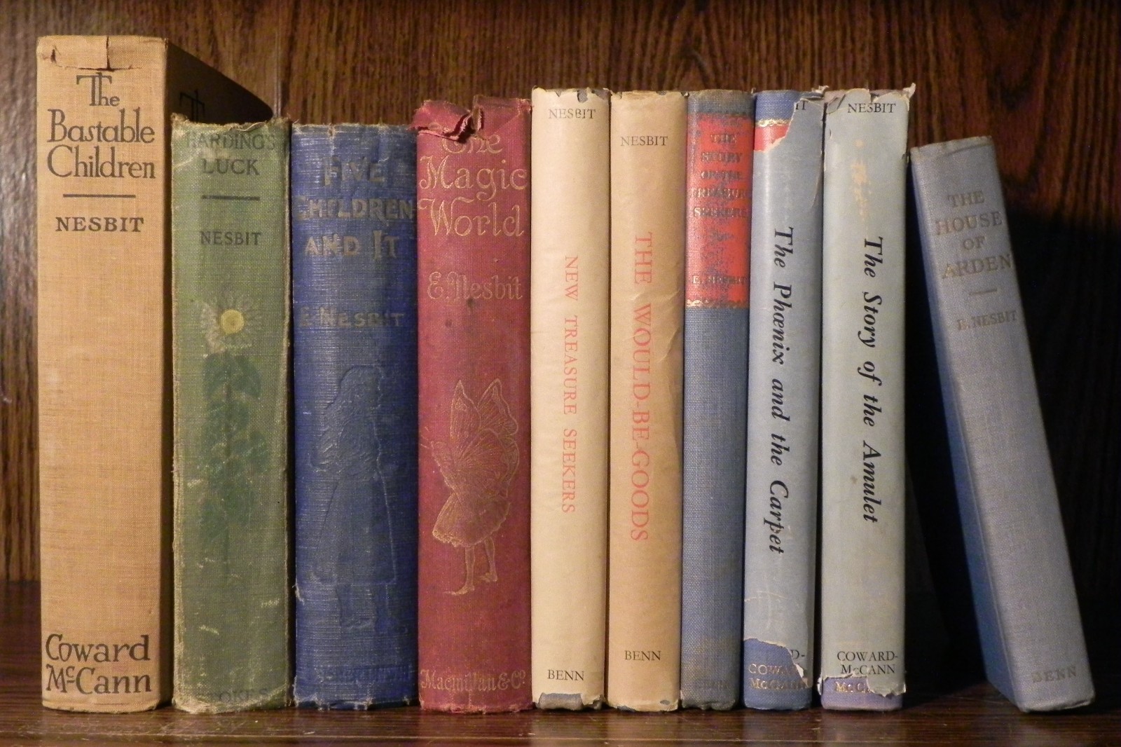 E. Nesbit Antique Book Lot of 10 – 1909-1948 – Illustrated Book Set