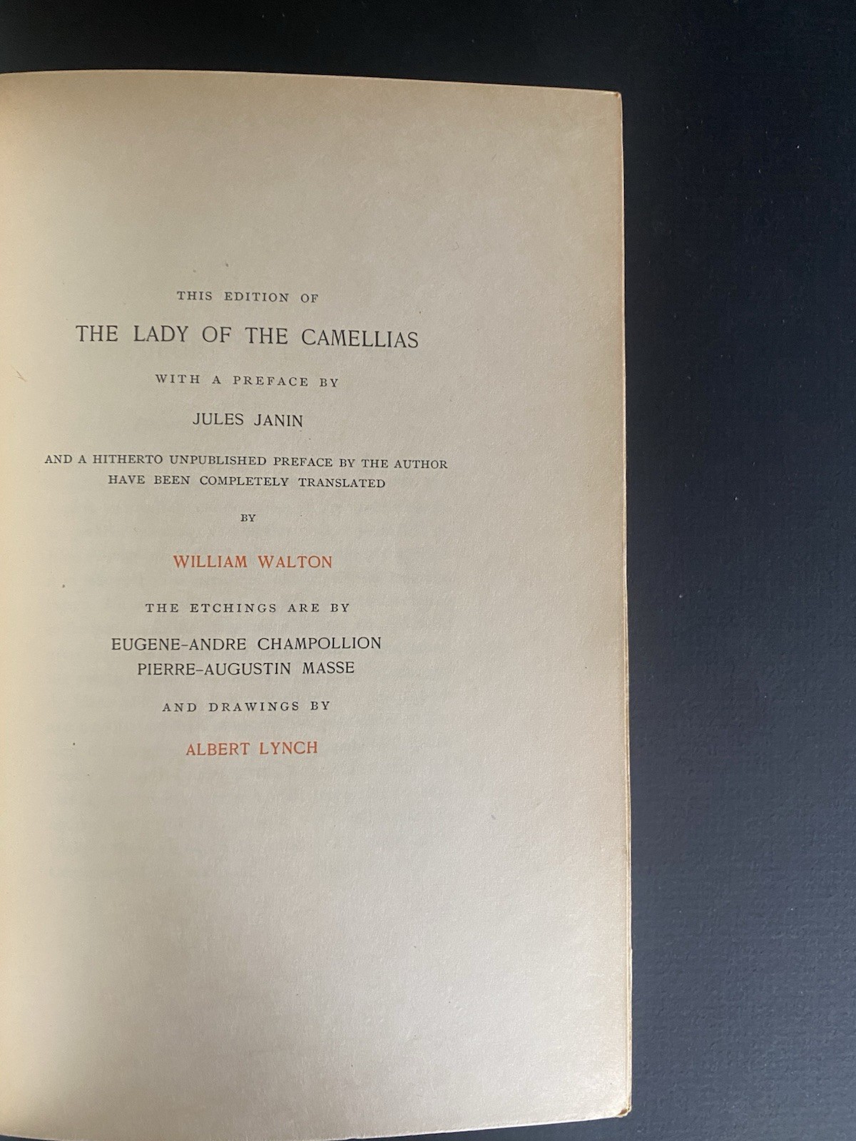 The Lady of the Camelias Alexandre Dumas Fils Fine Binding Macdonald