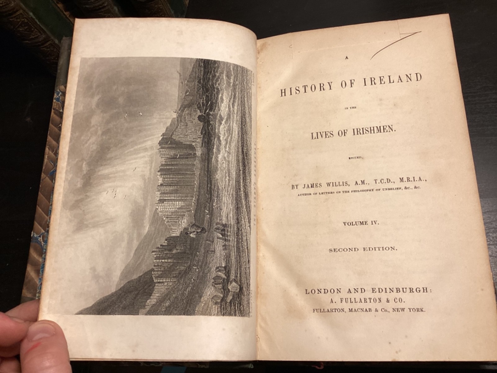 C. 1840s 6 Vols. A History Of Ireland In The Lives Of Irishmen – James Willis