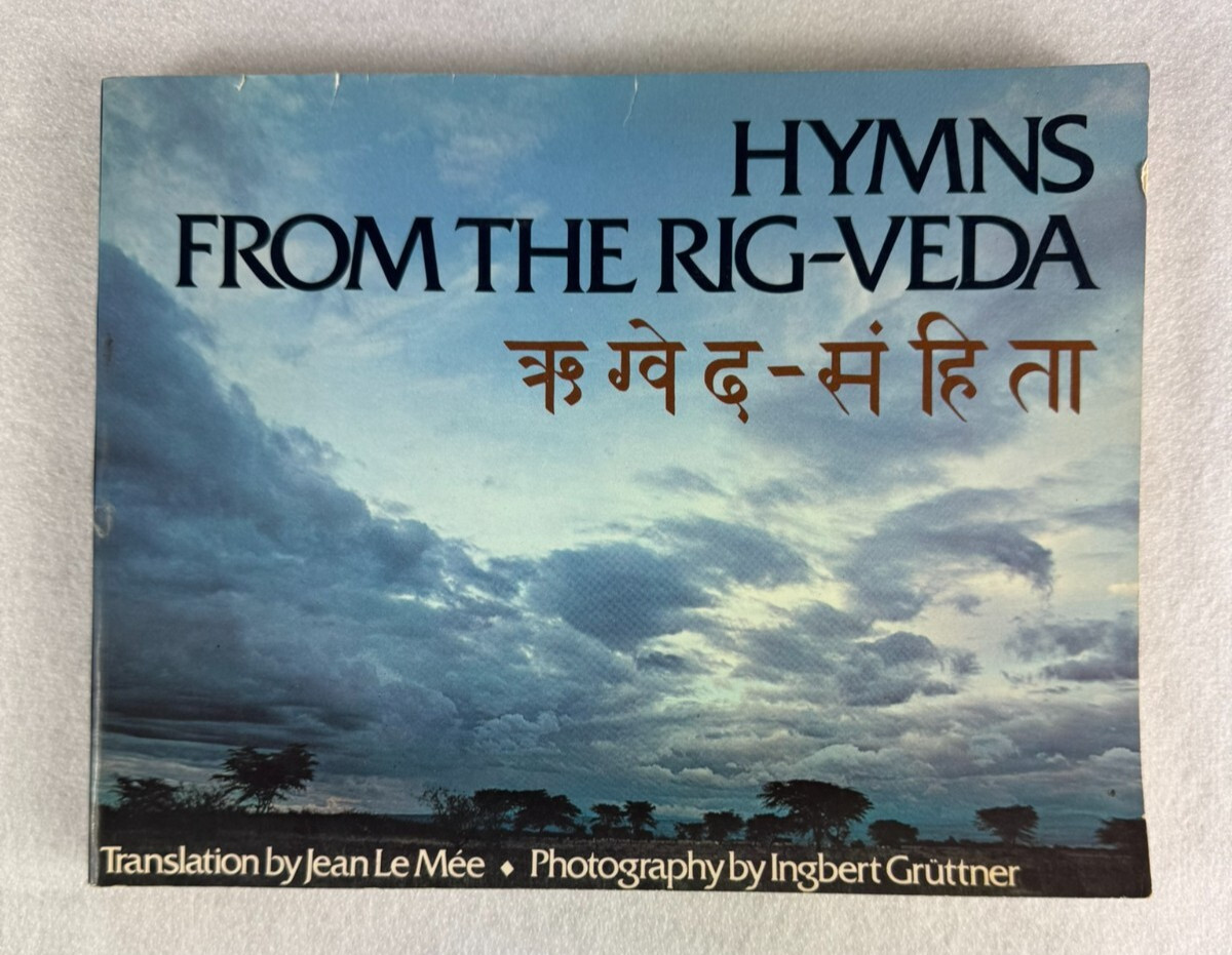 Hymns from the Rig-Veda Jean Le Mée 1st Ed 1975 Alfred A. Knopf Vedic Sanskrit
