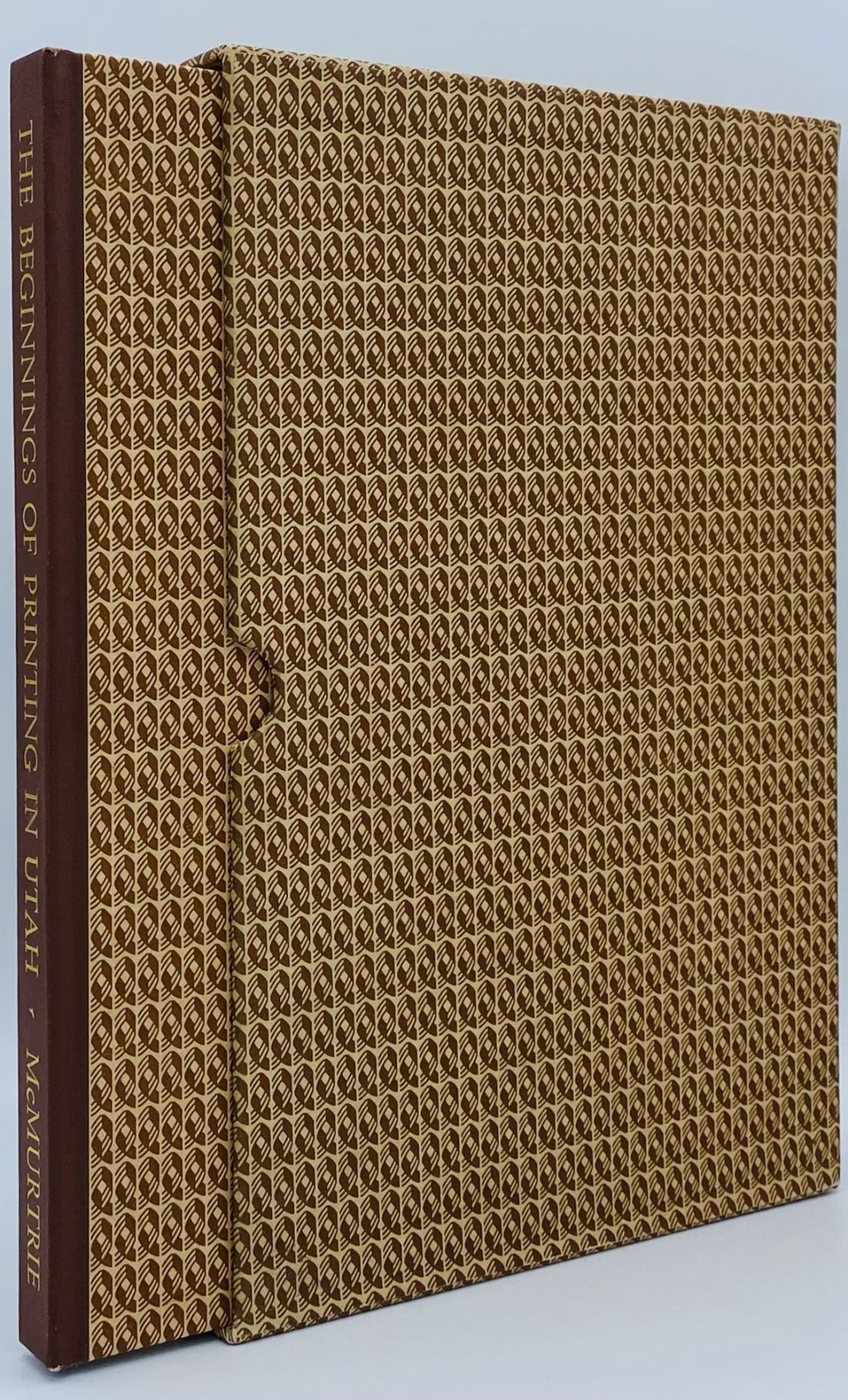 Douglas C McMurtrie / Beginnings of Printing in Utah with Bibliography 1st 1931