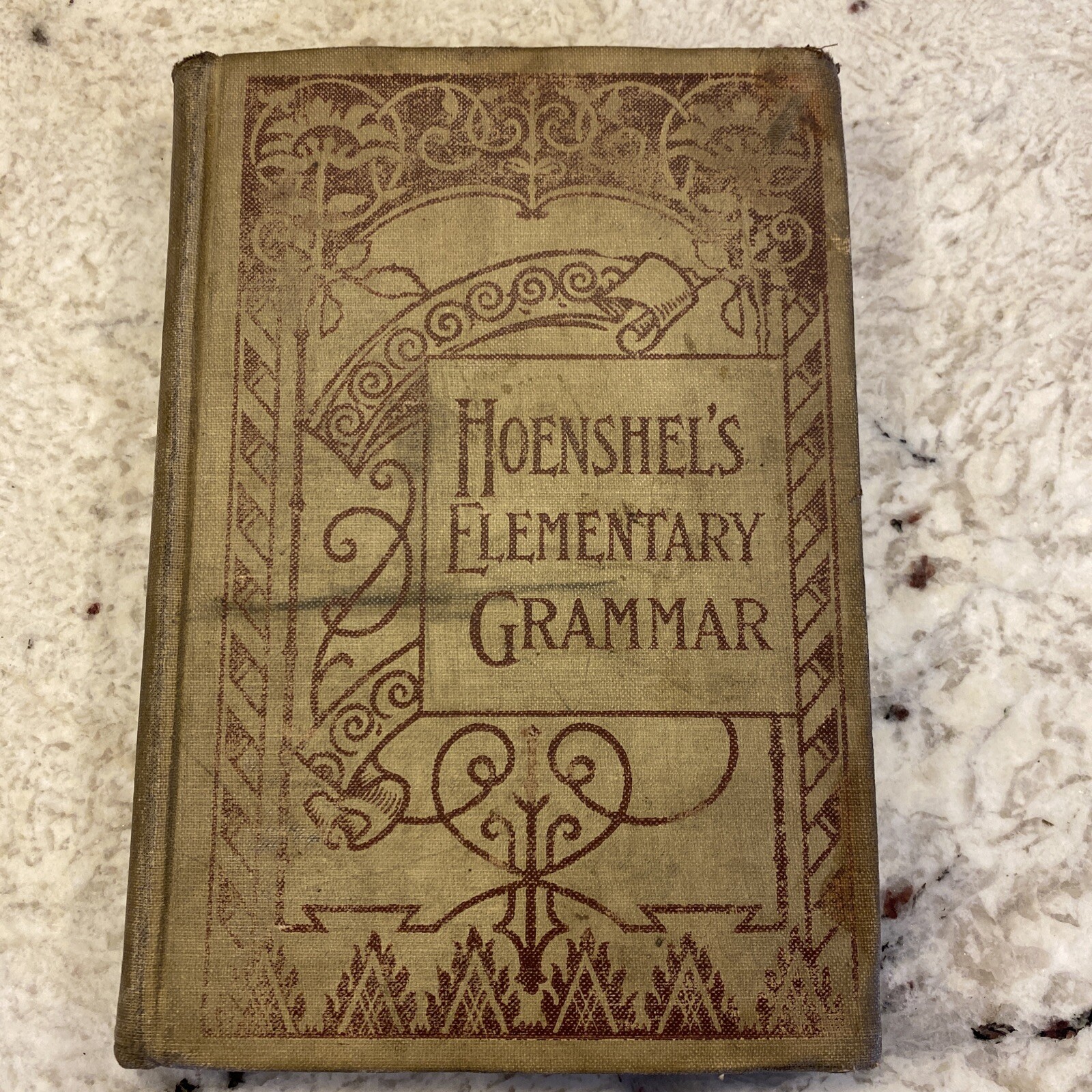 Hoenshel’s Elementary Grammar, American Book Company, Vintage, 1899