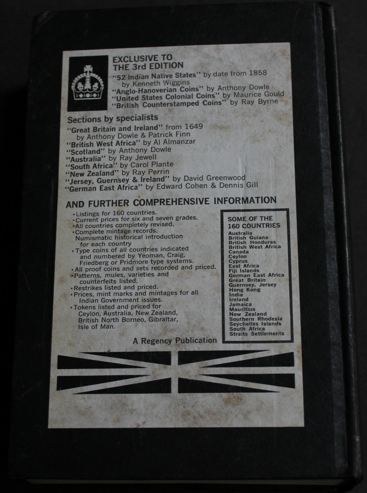 Vintage Guide Book & Catalog British Commonwealth Coins Signed By Author Rare